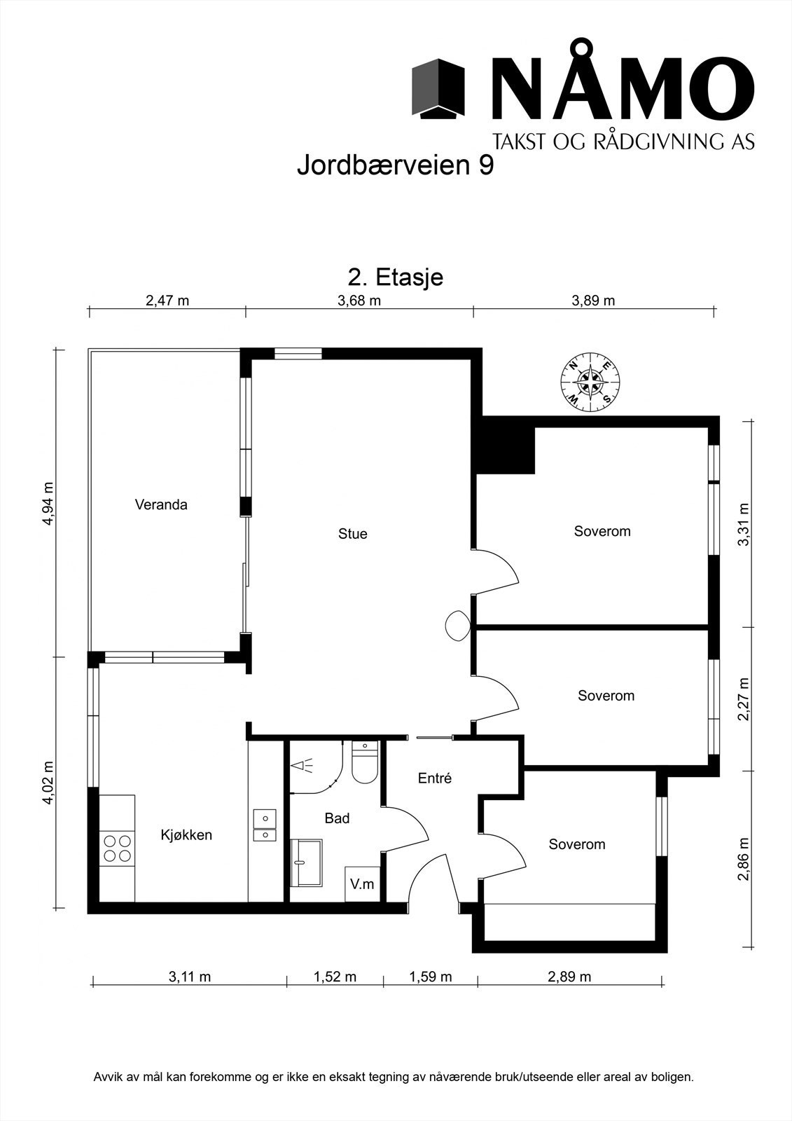 Plantegning Galleribilde
