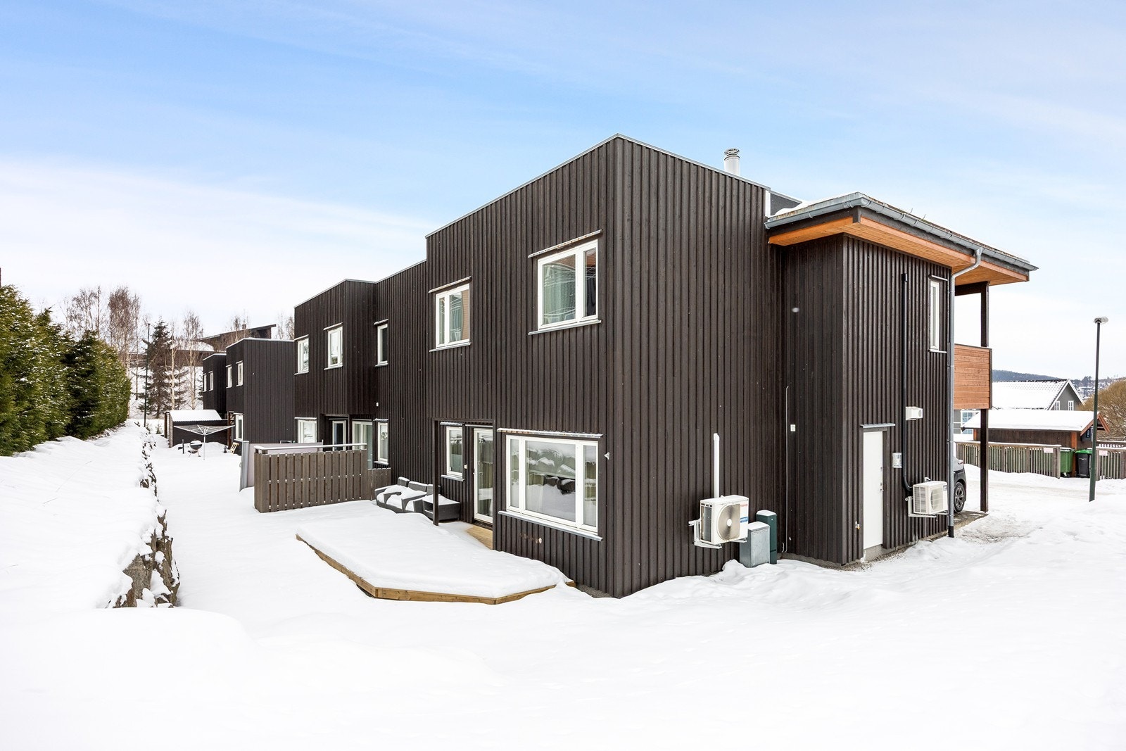 Leiligheten ligger i byggets andre etasje. Galleribilde