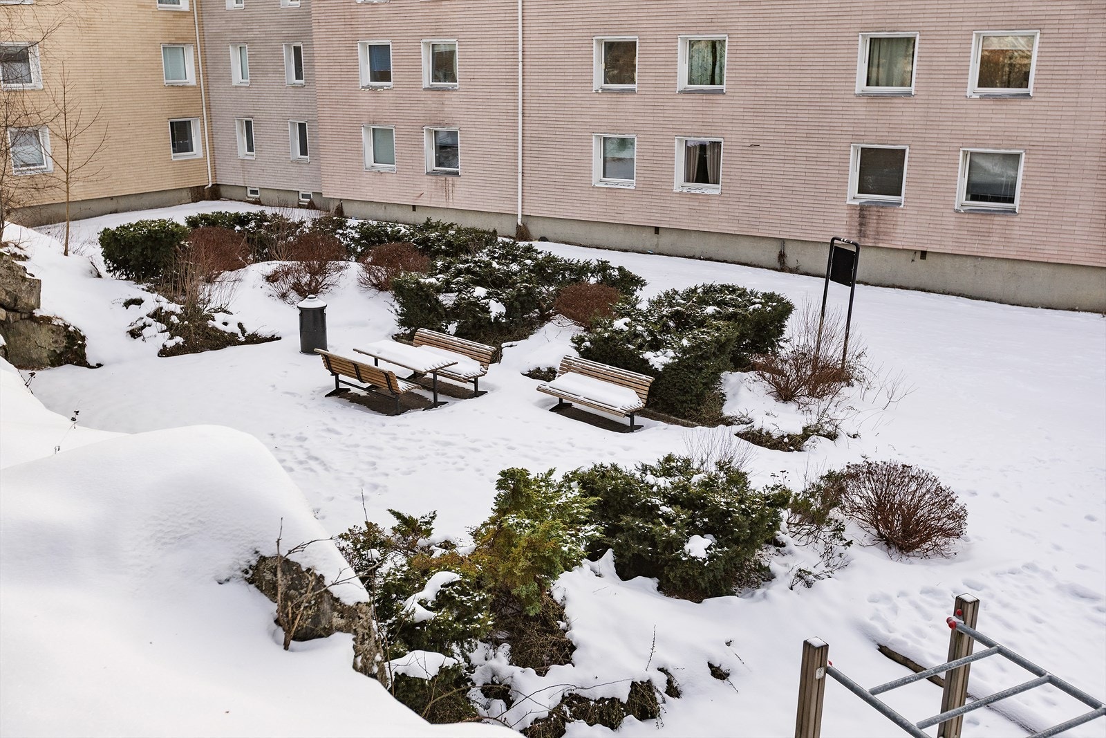 Her kan du sitte om sommeren og nyte varmen. Galleribilde