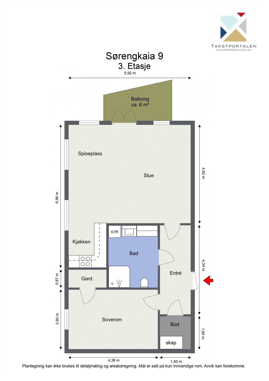 Plantegning Galleribilde