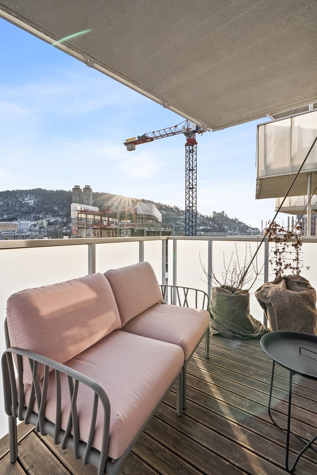 Herlig utsikt mot Ekebergåsen. Galleribilde