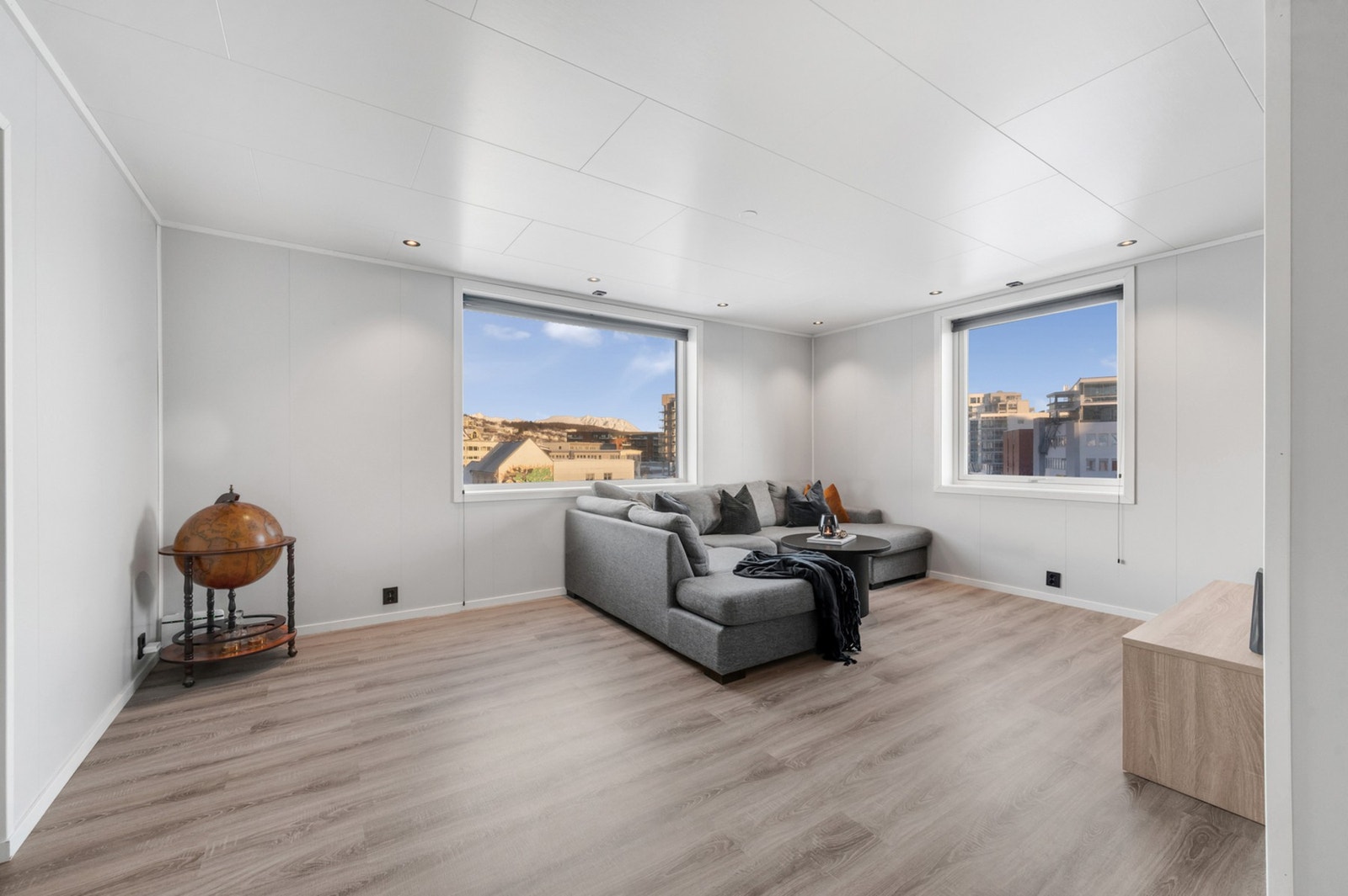 - Her kan du skape et sosialt samlingspunkt - enkelt å møblere etter eget ønske. Galleribilde