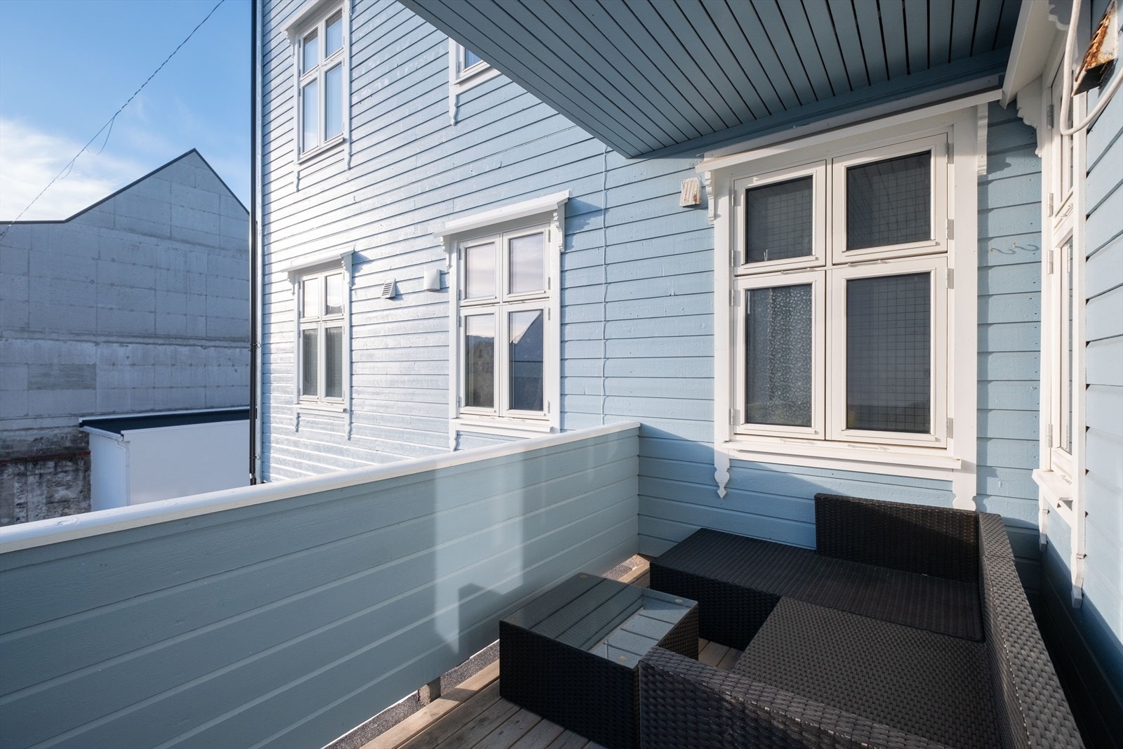 Overbygd balkong på ca. 7kvm Galleribilde