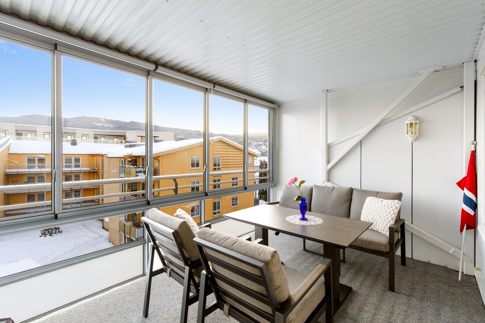 Her er det plass til sittegruppe Galleribilde