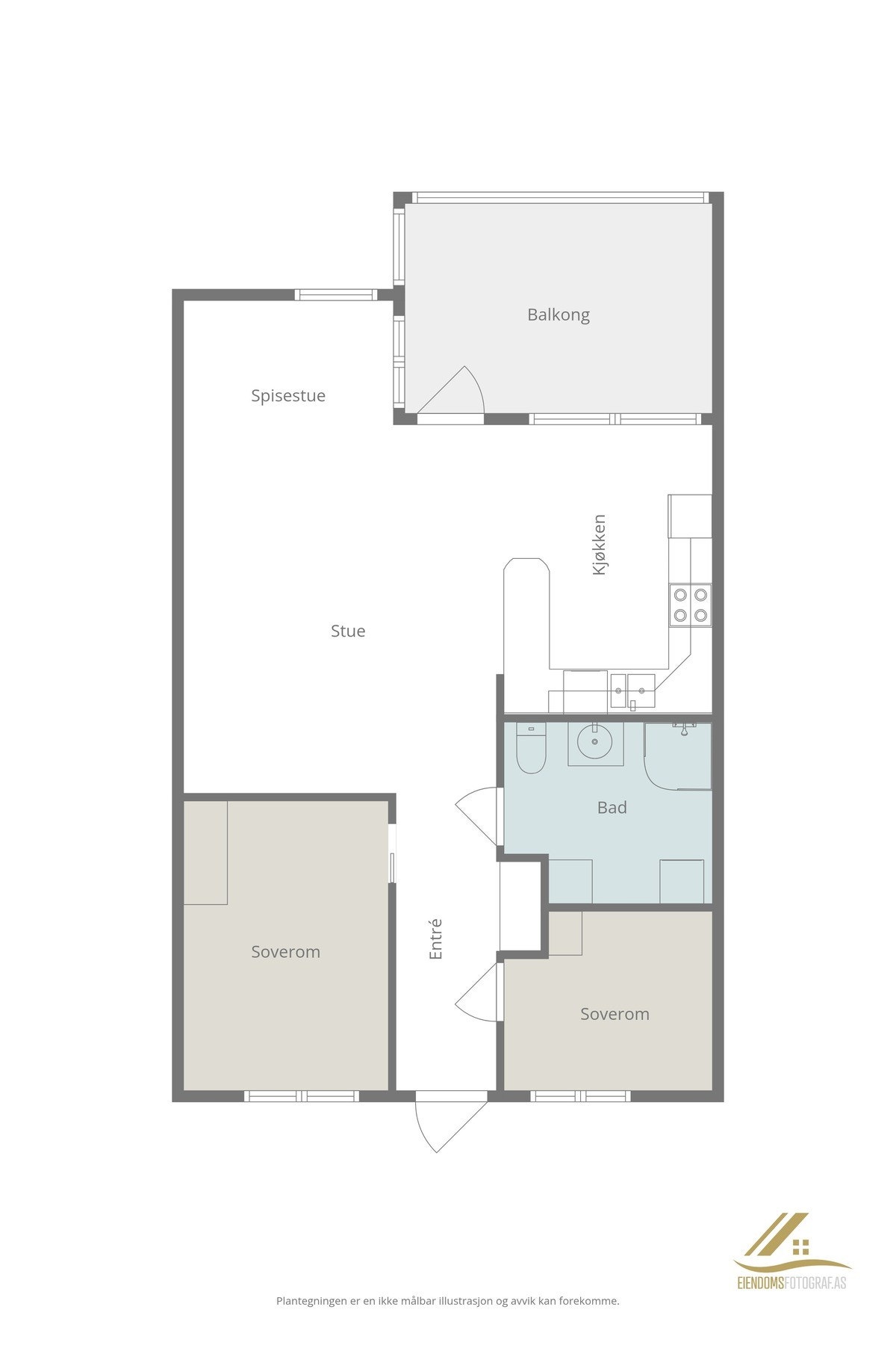 Plantegning Galleribilde