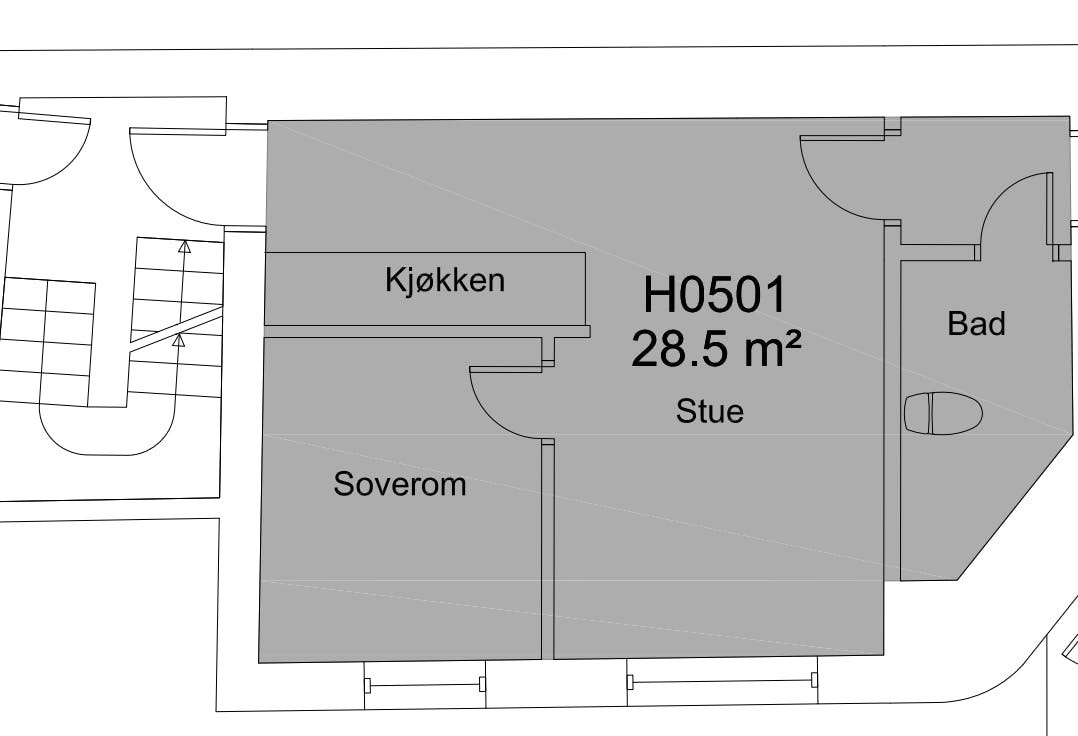 Plantegning Galleribilde