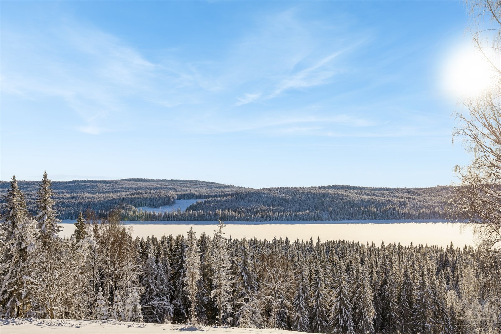 Med kort vei til Sjusjøen har man tilgang til et eldorado av preparerte langrennsløyper. Galleribilde