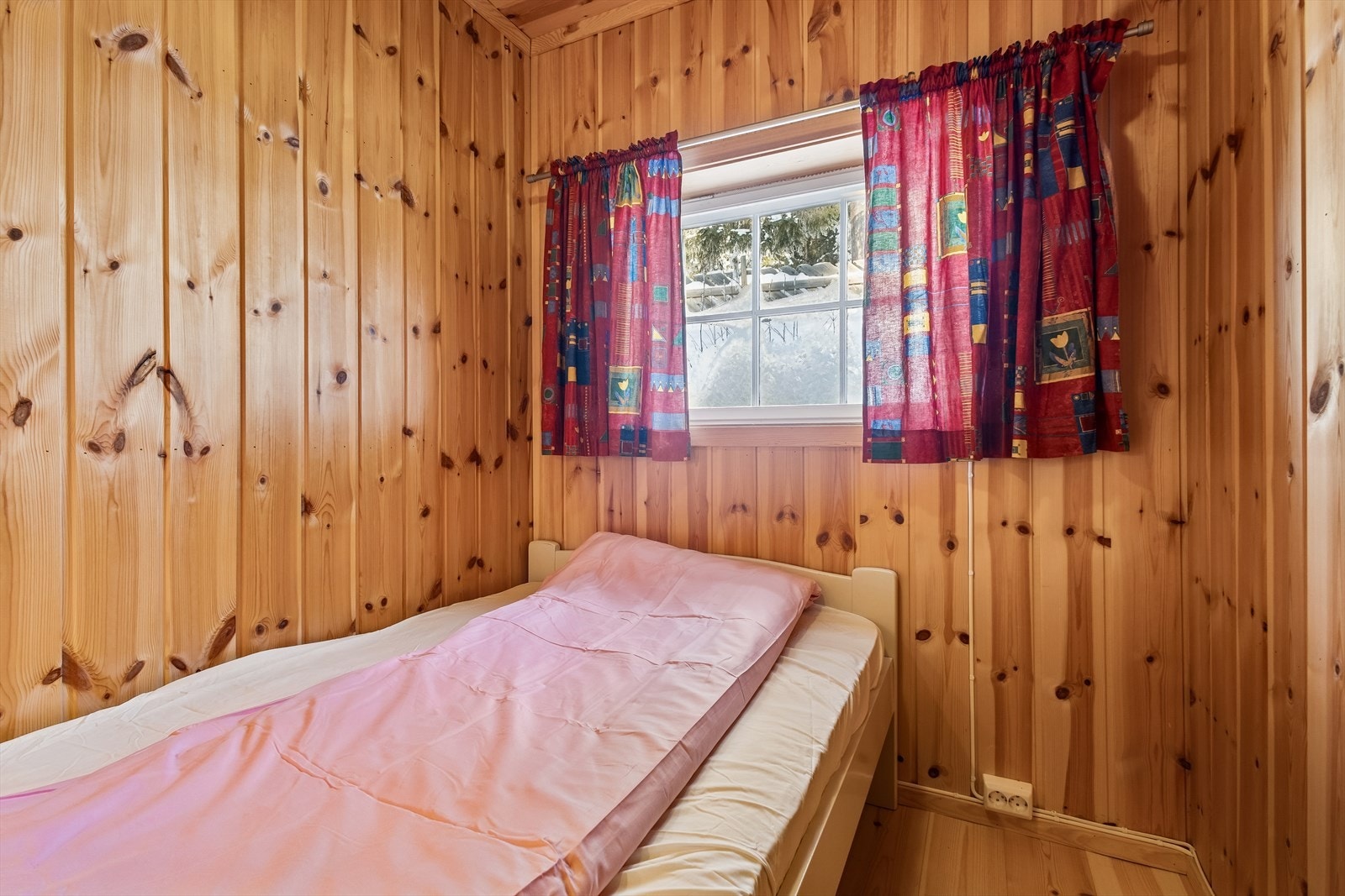 Dette rommet er en del av den opprinnelige hytta fra 1973. Galleribilde