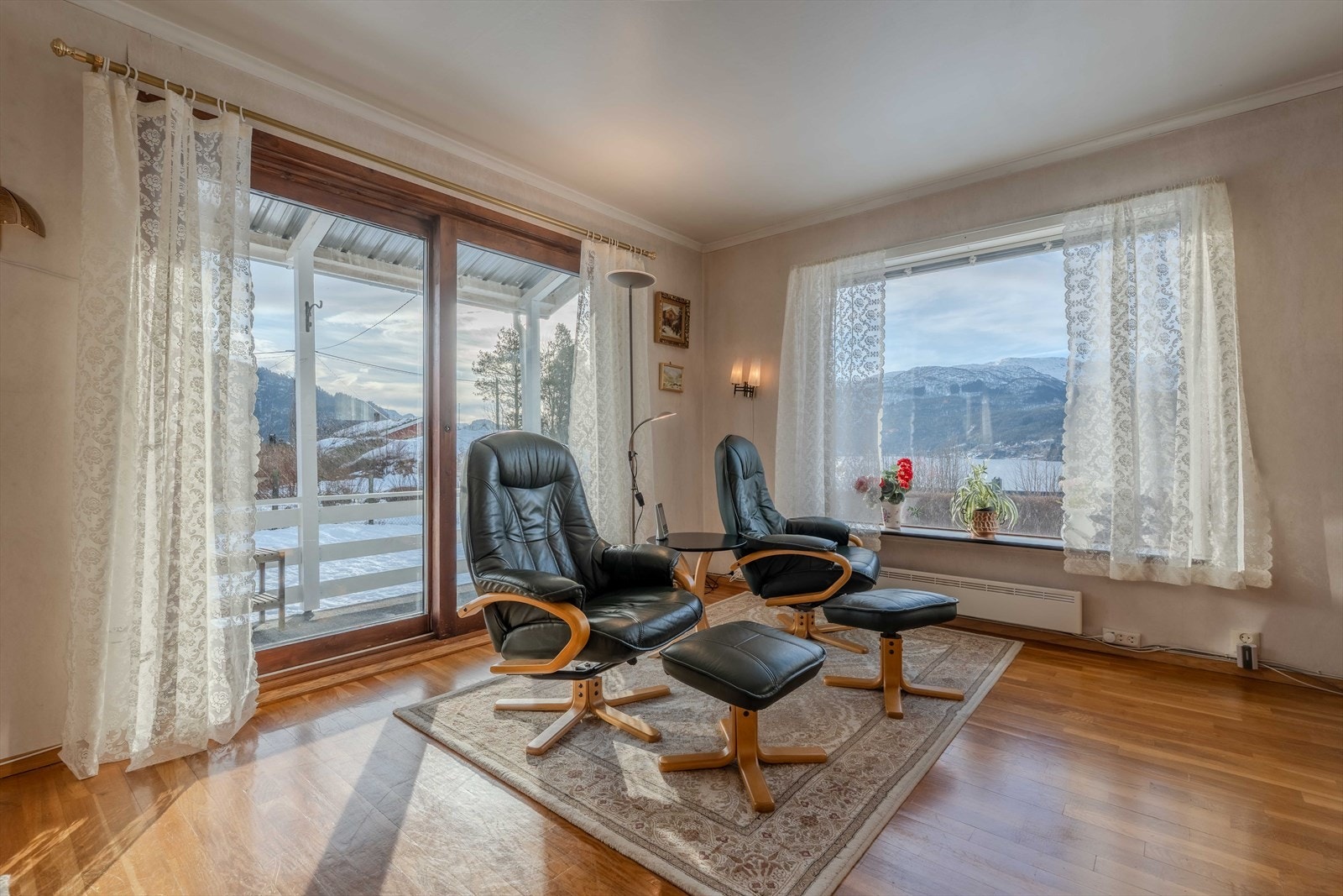 Stue - flott utsikt Galleribilde