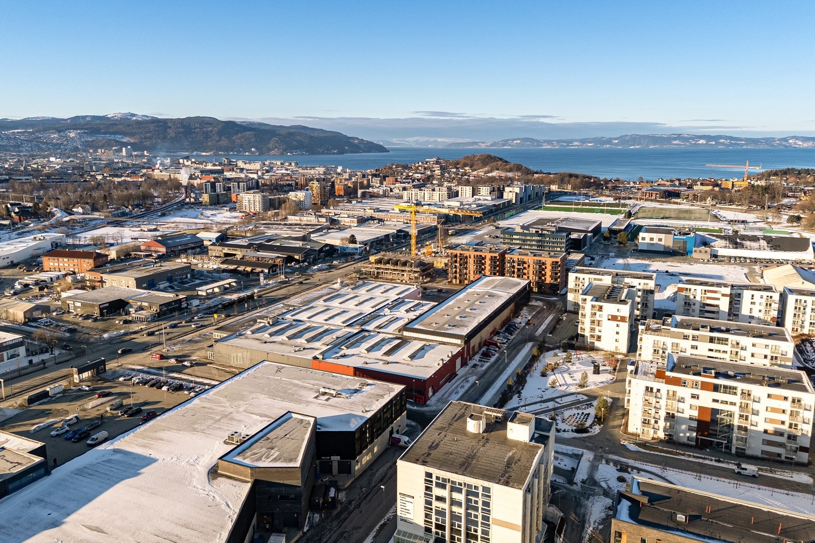 Her er det kort vei til alt man trenger i hverdagen. Galleribilde