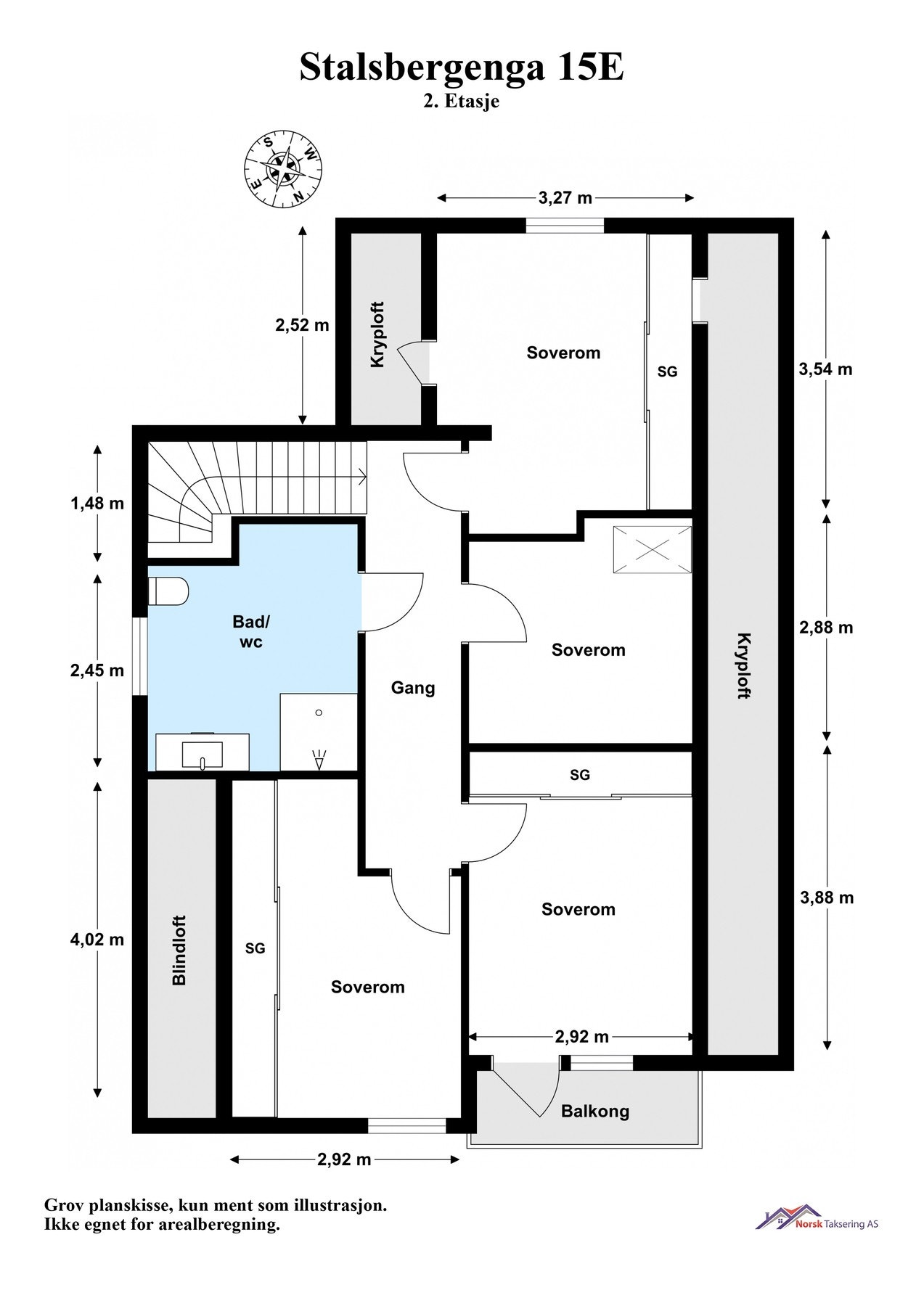 Plantegning 2. etasje Galleribilde