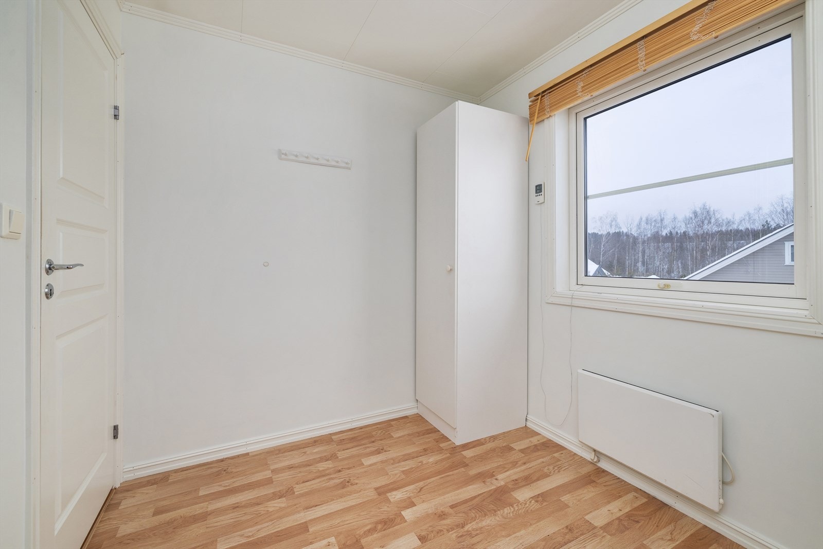 Det tredje soverommet har også en funksjonell størrelse med plass til seng og oppbevaring. Galleribilde