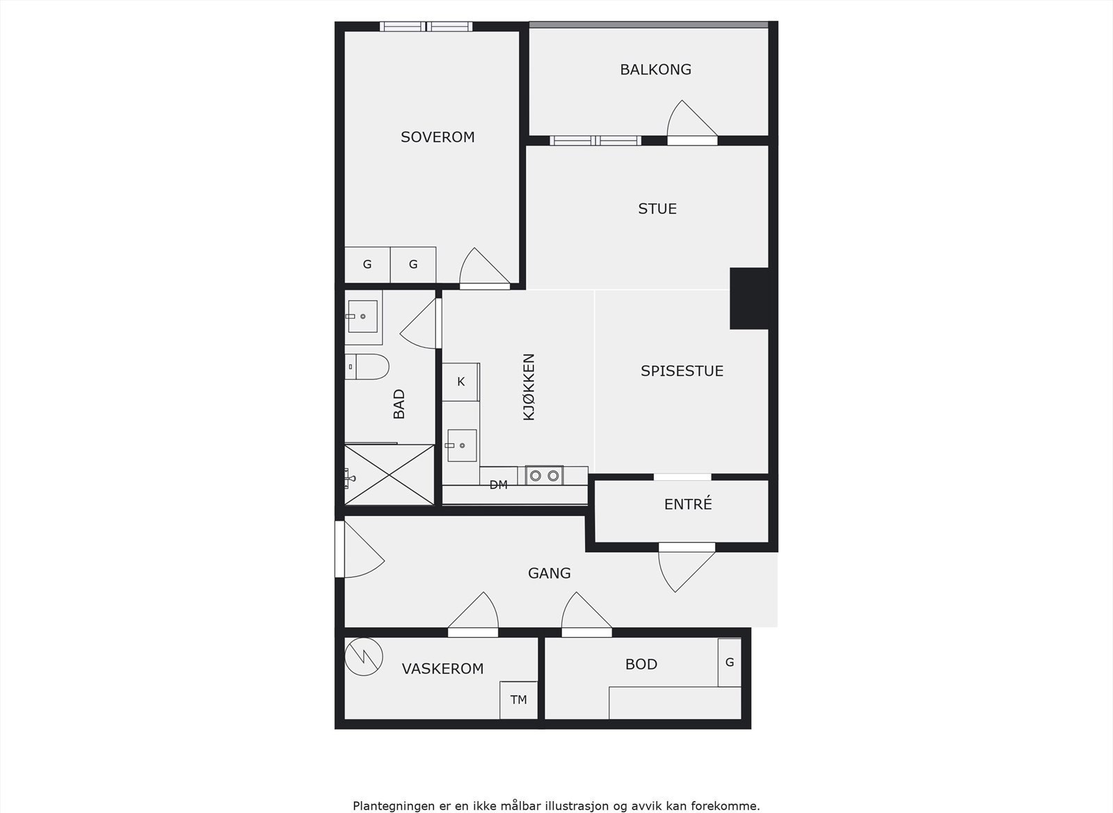 Plantegning Galleribilde
