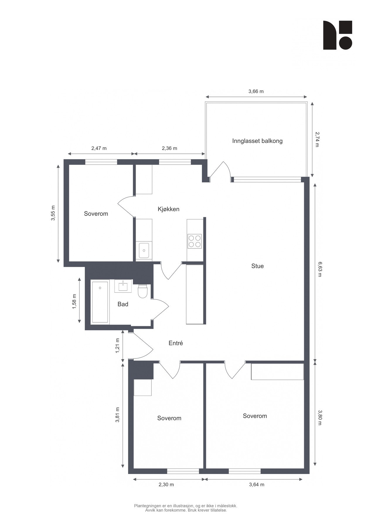 Plantegning. Galleribilde