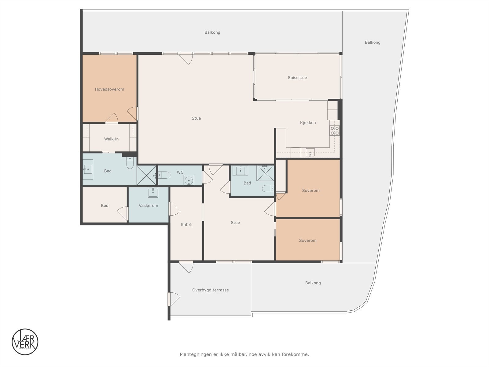 Planløsning Trelasttunet Galleribilde