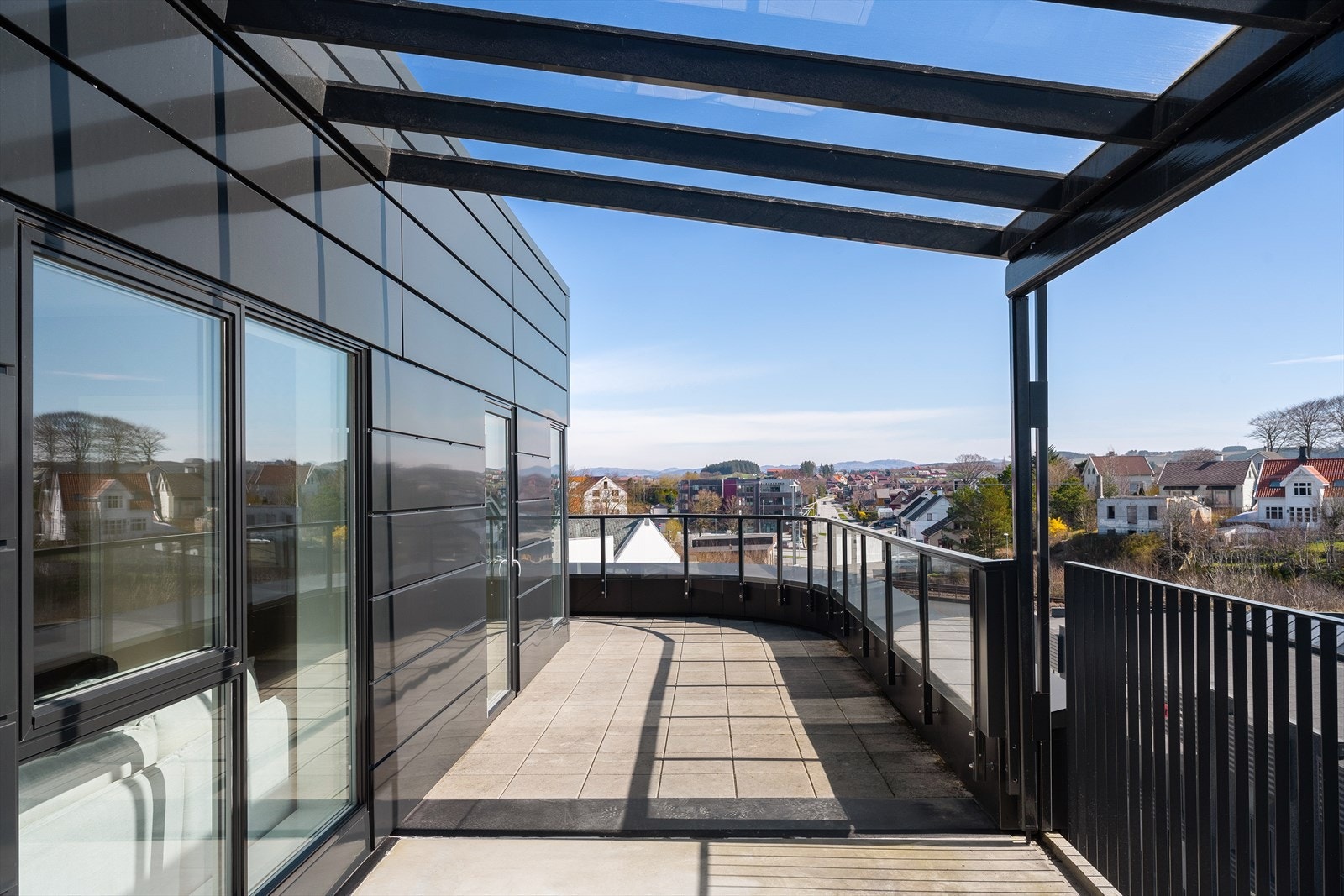 Formidabel utsikt i 180 grader Galleribilde