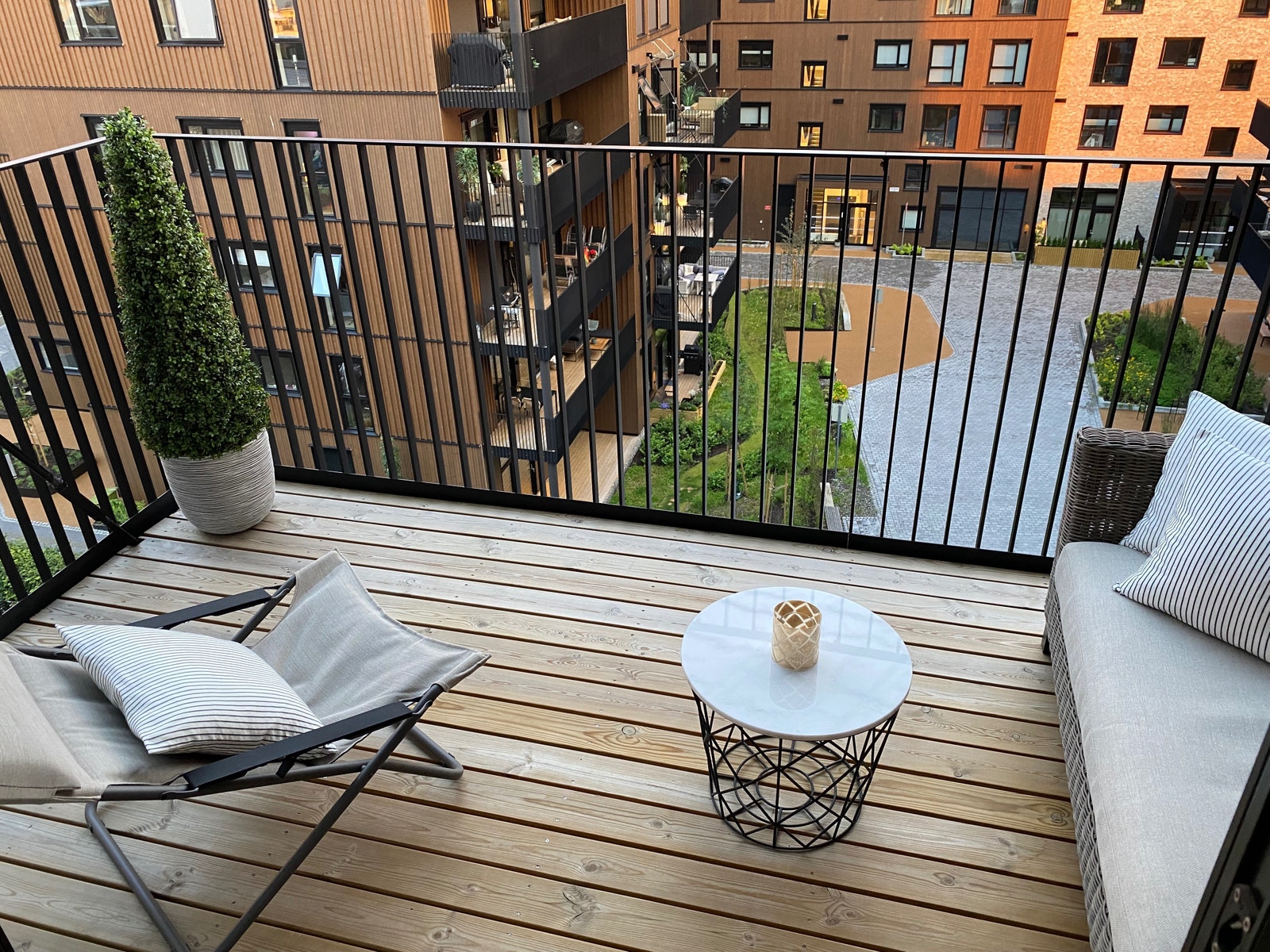 Stor balkong Galleribilde