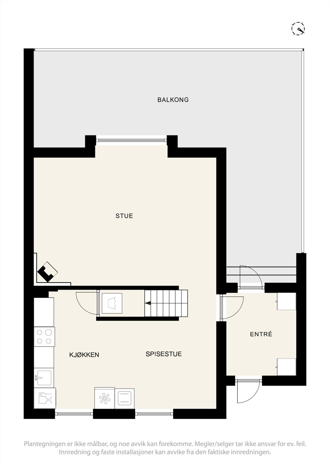 Plantegninger 1.etasje Galleribilde