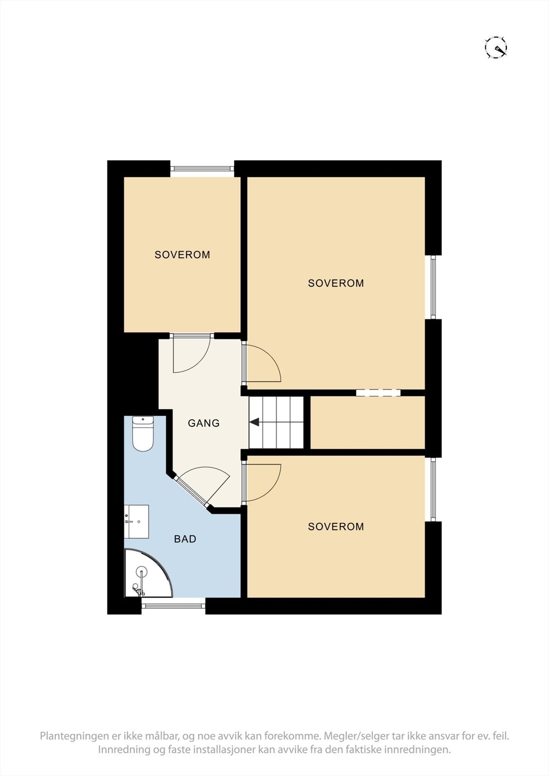 Plantegninger andre etasje Galleribilde