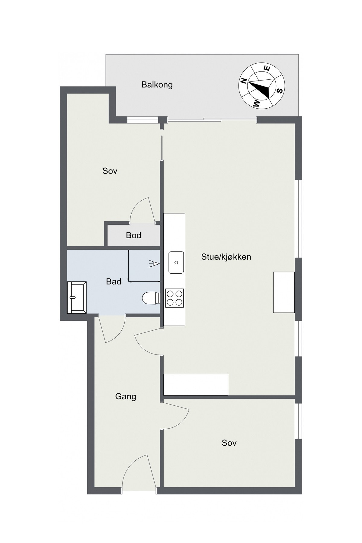 Plantegning. Galleribilde