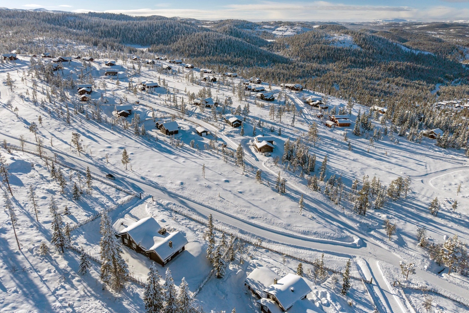 Mulighet for ski inn/ ut gjør det enkelt å få rask tilgang til bakken! Galleribilde