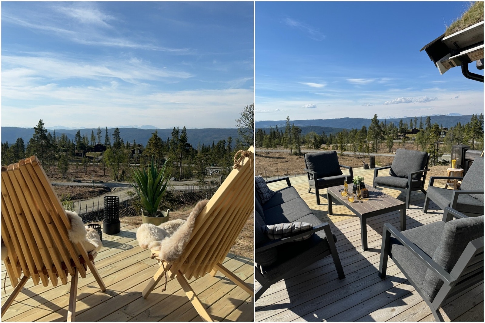 Like fint sommer og vinter. Selgers bilde. Galleribilde