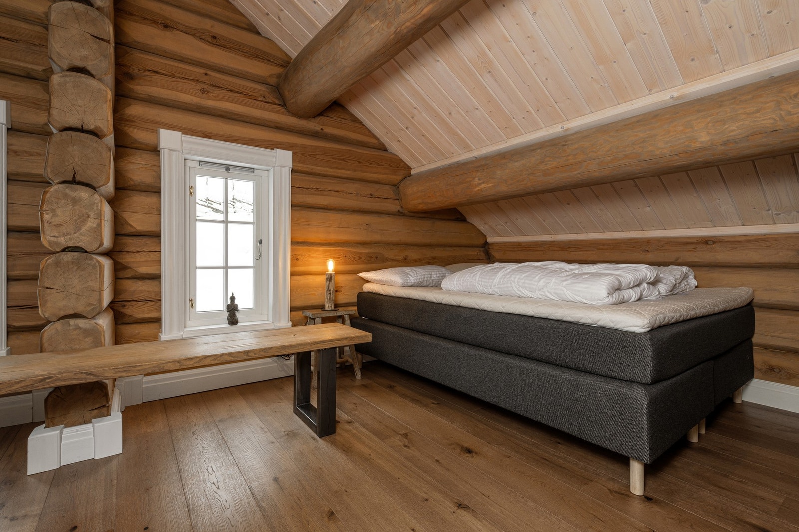 Rommet gir plass til to dobbeltsenger. Galleribilde