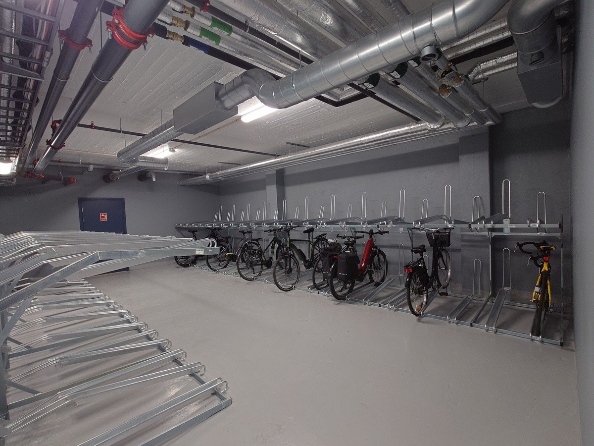 Bike storage room Galleribilde