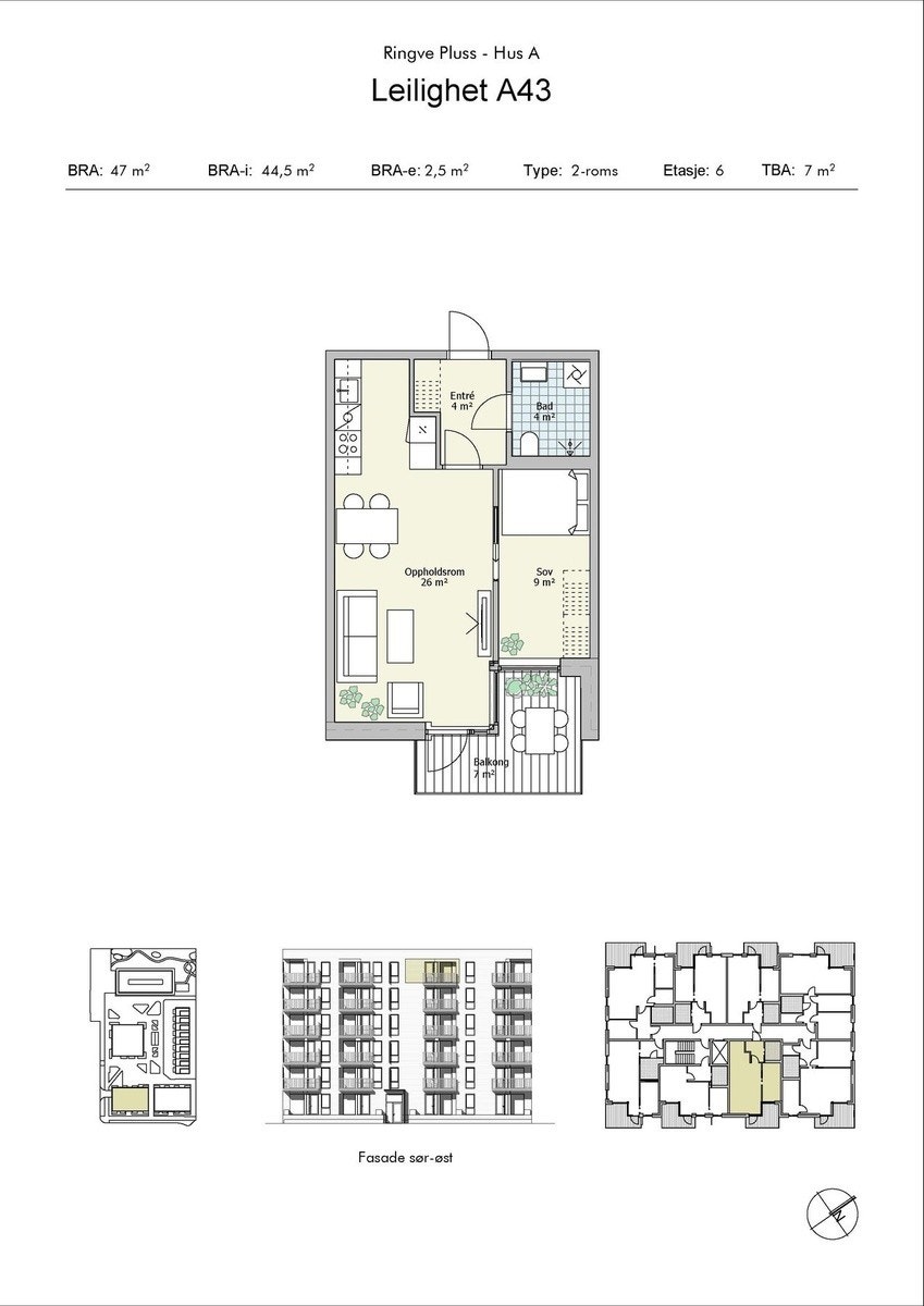 Floor plan Galleribilde