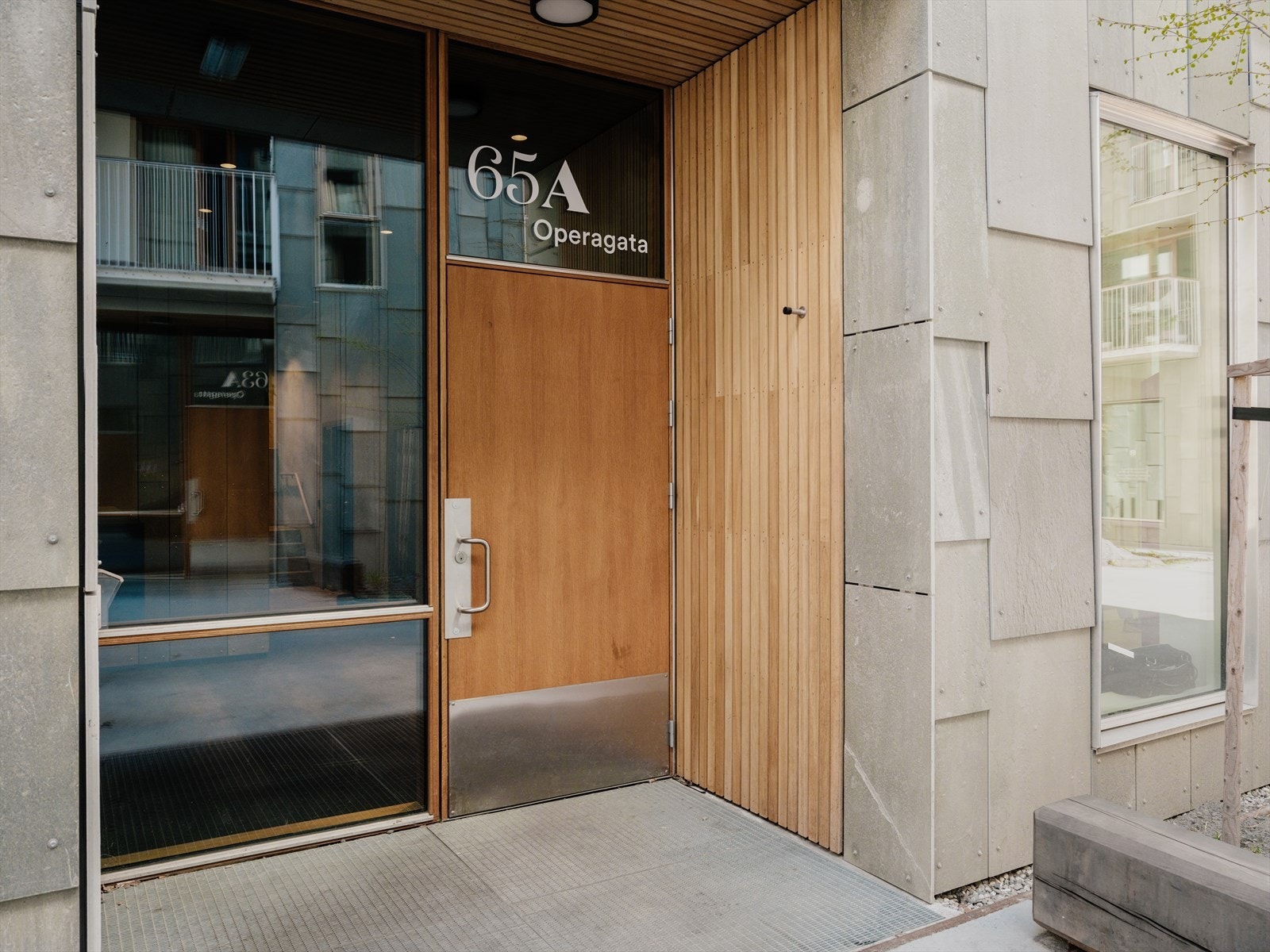 Representativt inngangsparti Galleribilde