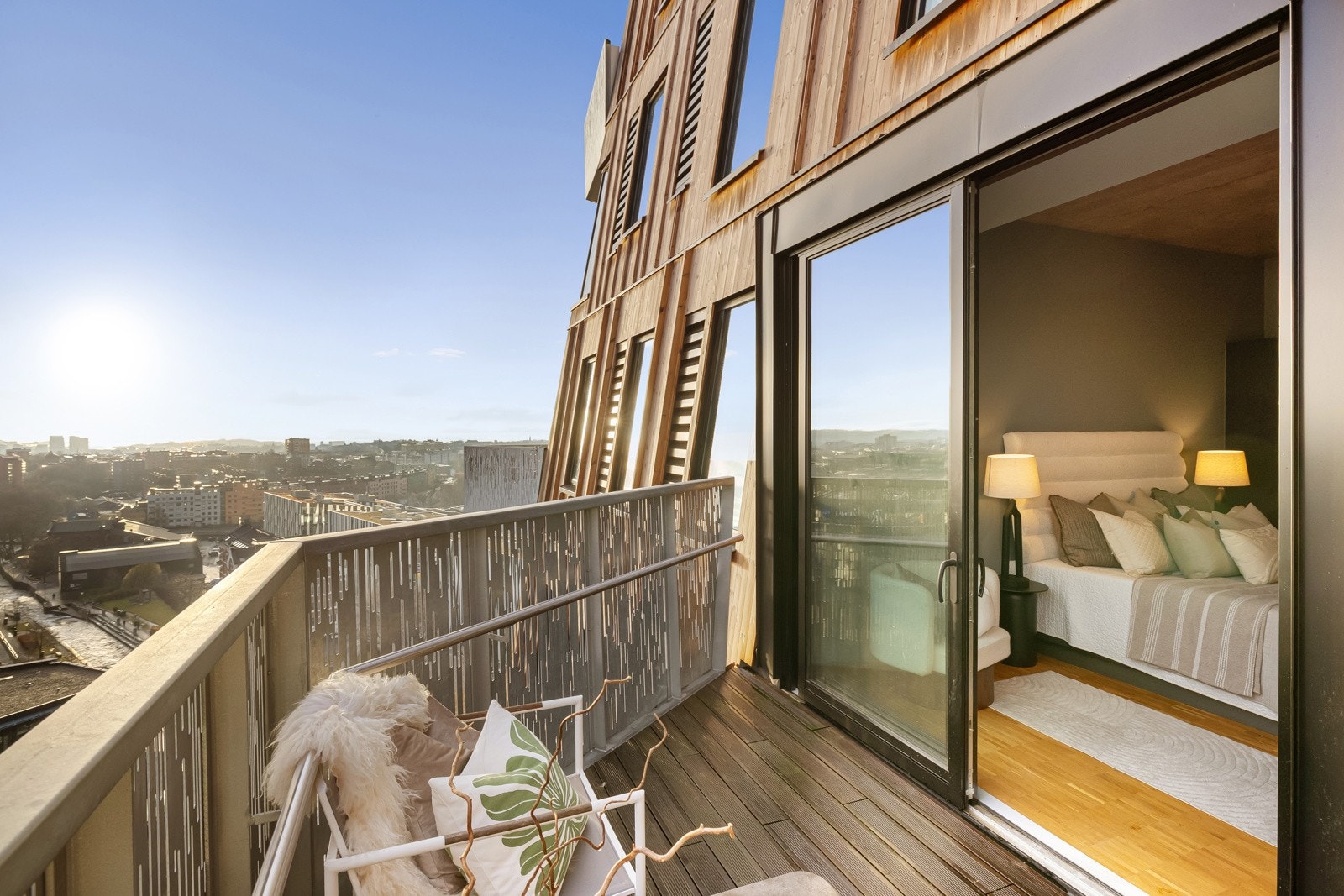 Den langstrakte utsikten strekker seg hele veien ned over Oslofjorden! Galleribilde