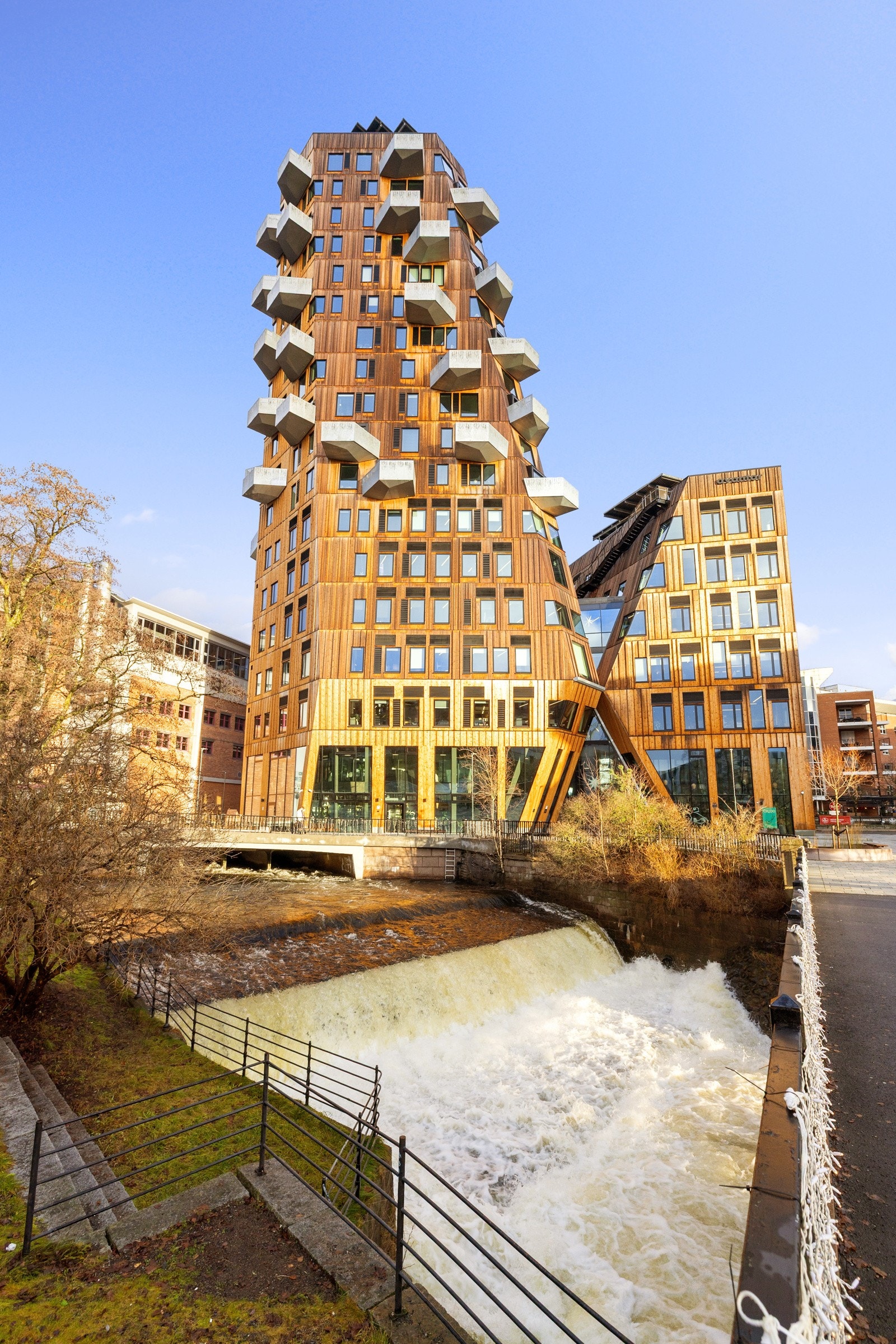 Bygget ble ferdigstilt i 2023, og designet av anerkjente Snøhetta. Galleribilde