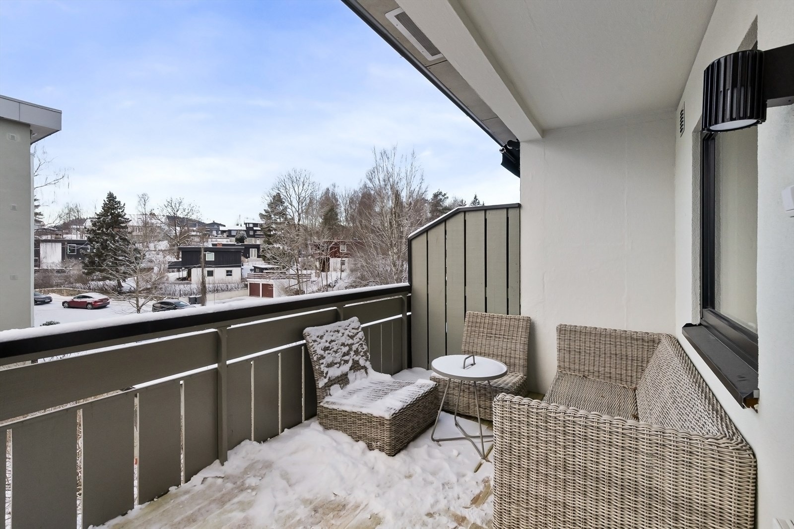 Gode solforhold og plass til sittegruppe. Galleribilde