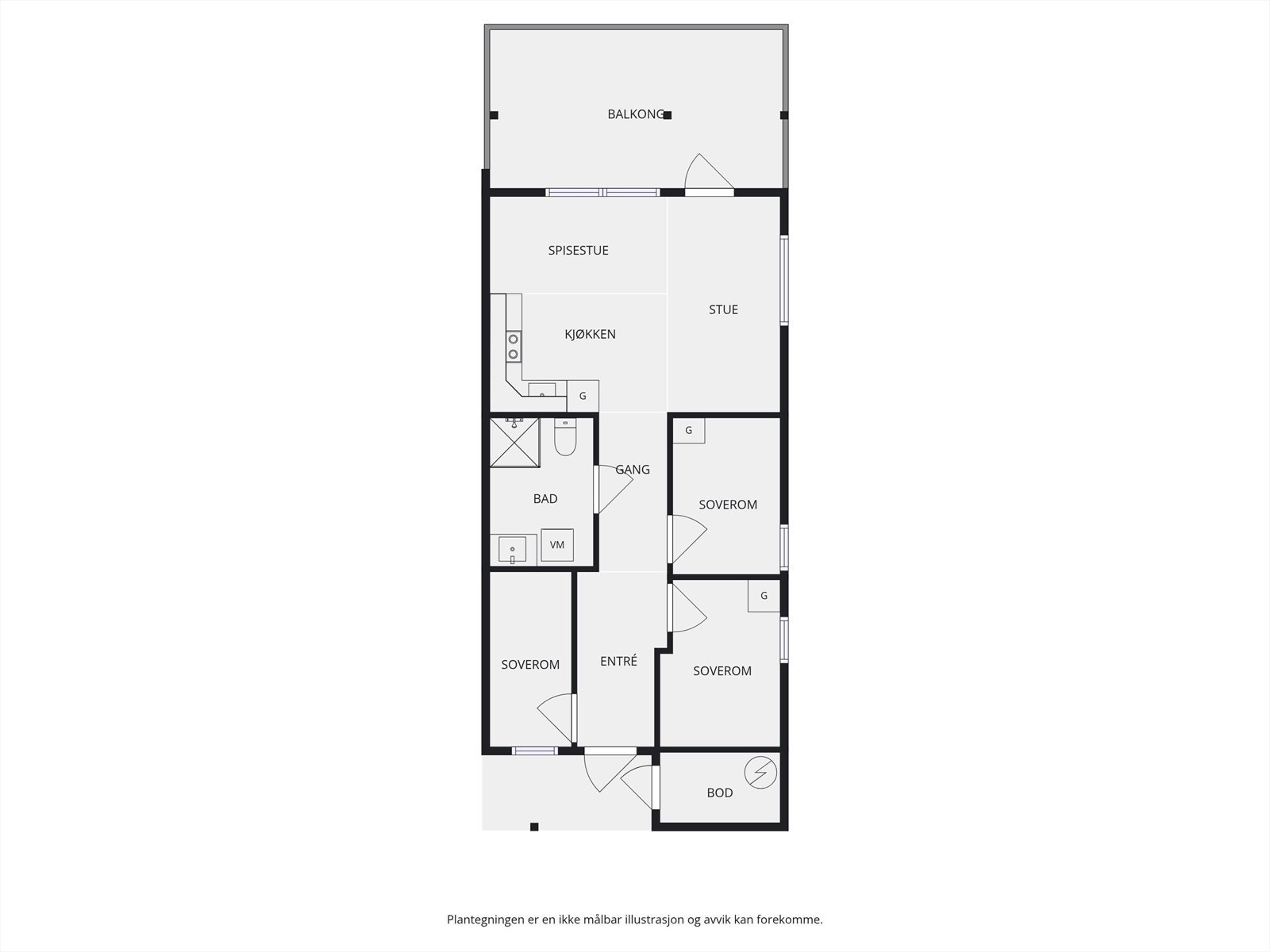 Plantegning 1. etasje. Galleribilde