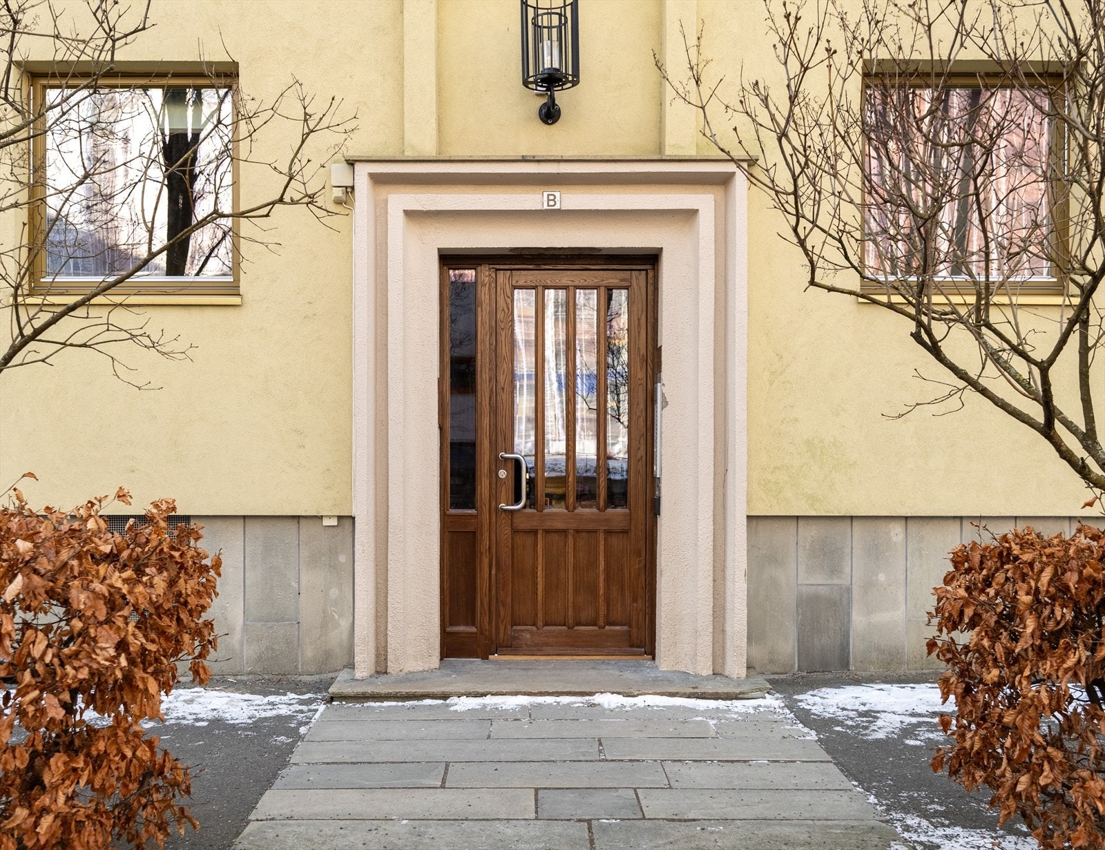 Pent inngangsparti som gir et godt førsteinntrykk. Galleribilde