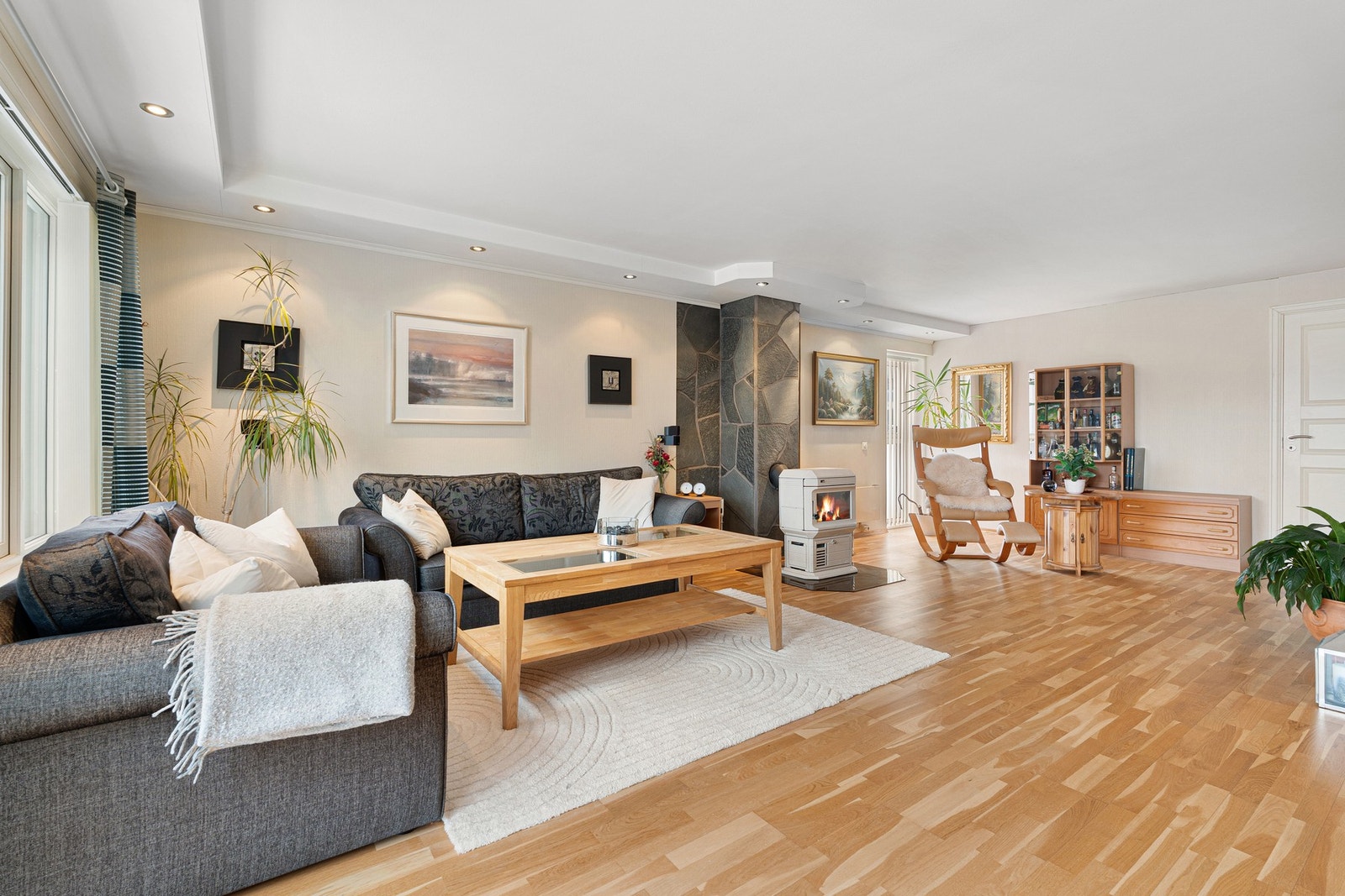 Innbydende og lys leilighet med bruksareal på 109 kvm. Galleribilde