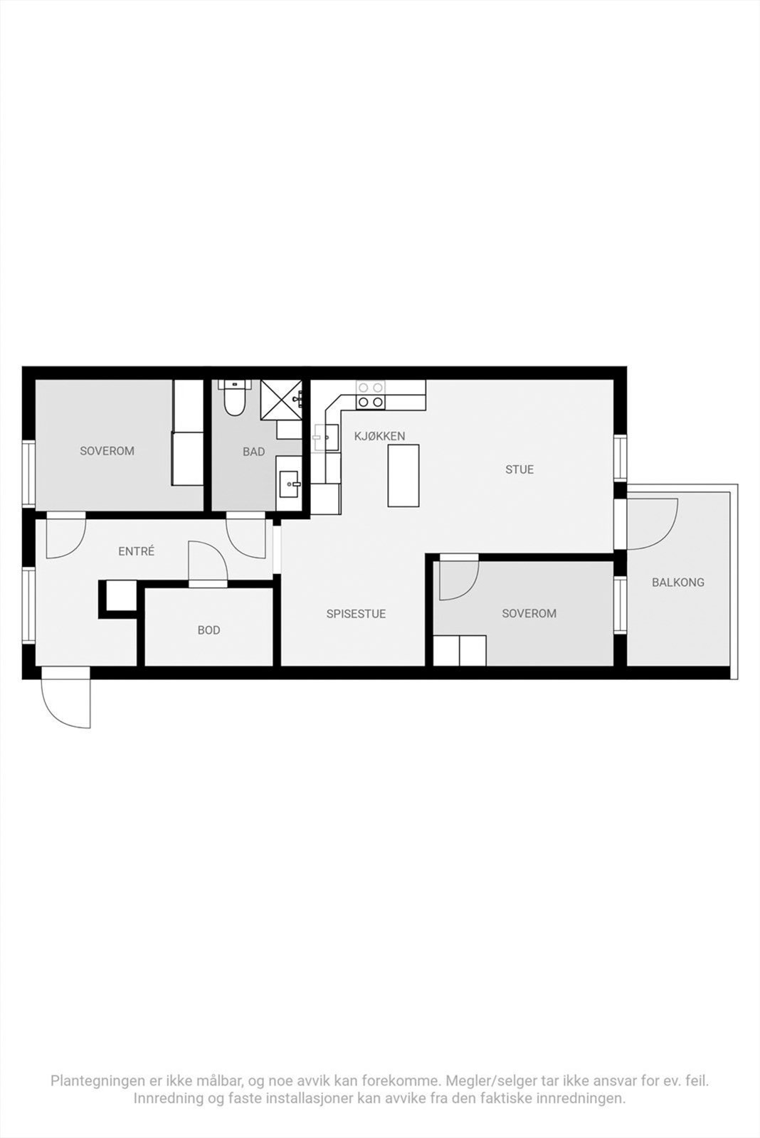 Plantegning Galleribilde