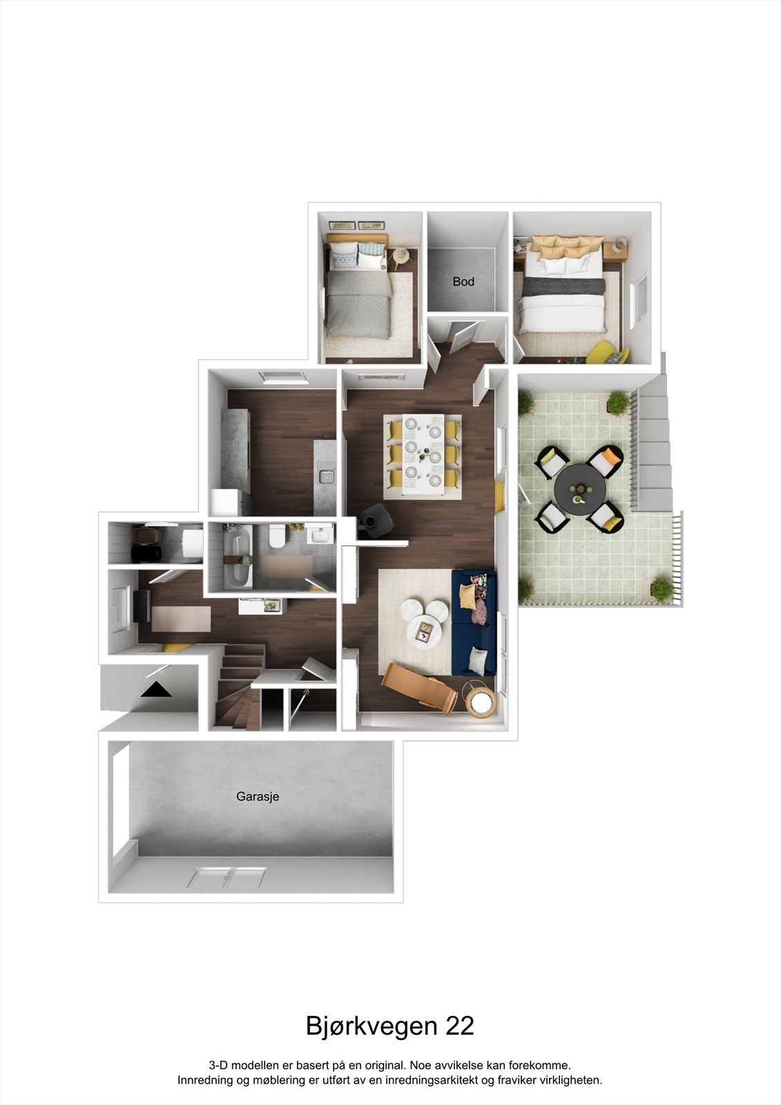 Planskisse 1. etasje Galleribilde