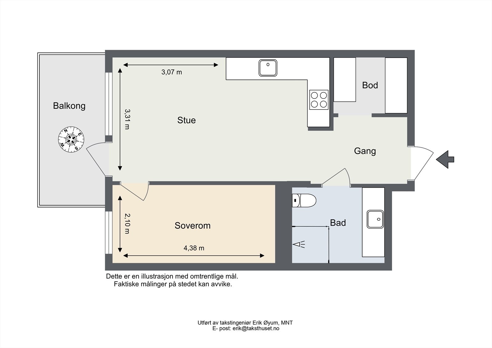 Plantegning. Galleribilde