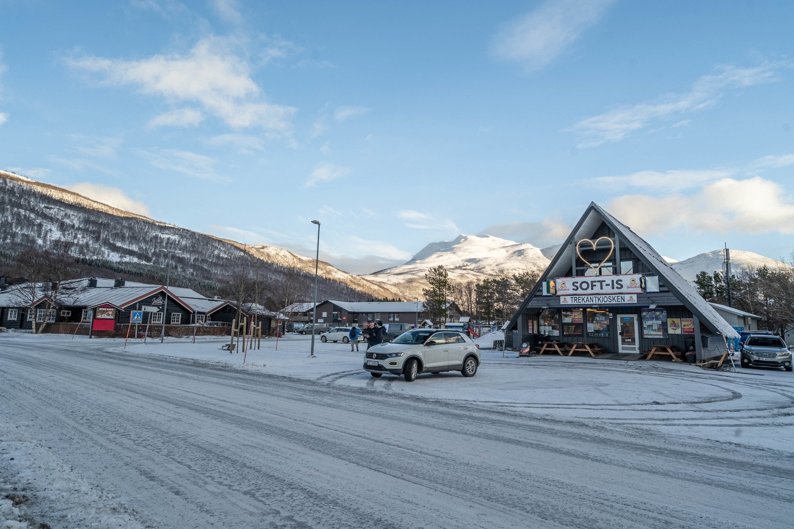 Softisen får du kjøpt på Trekantkiosken på Nordkjosbotn! Galleribilde
