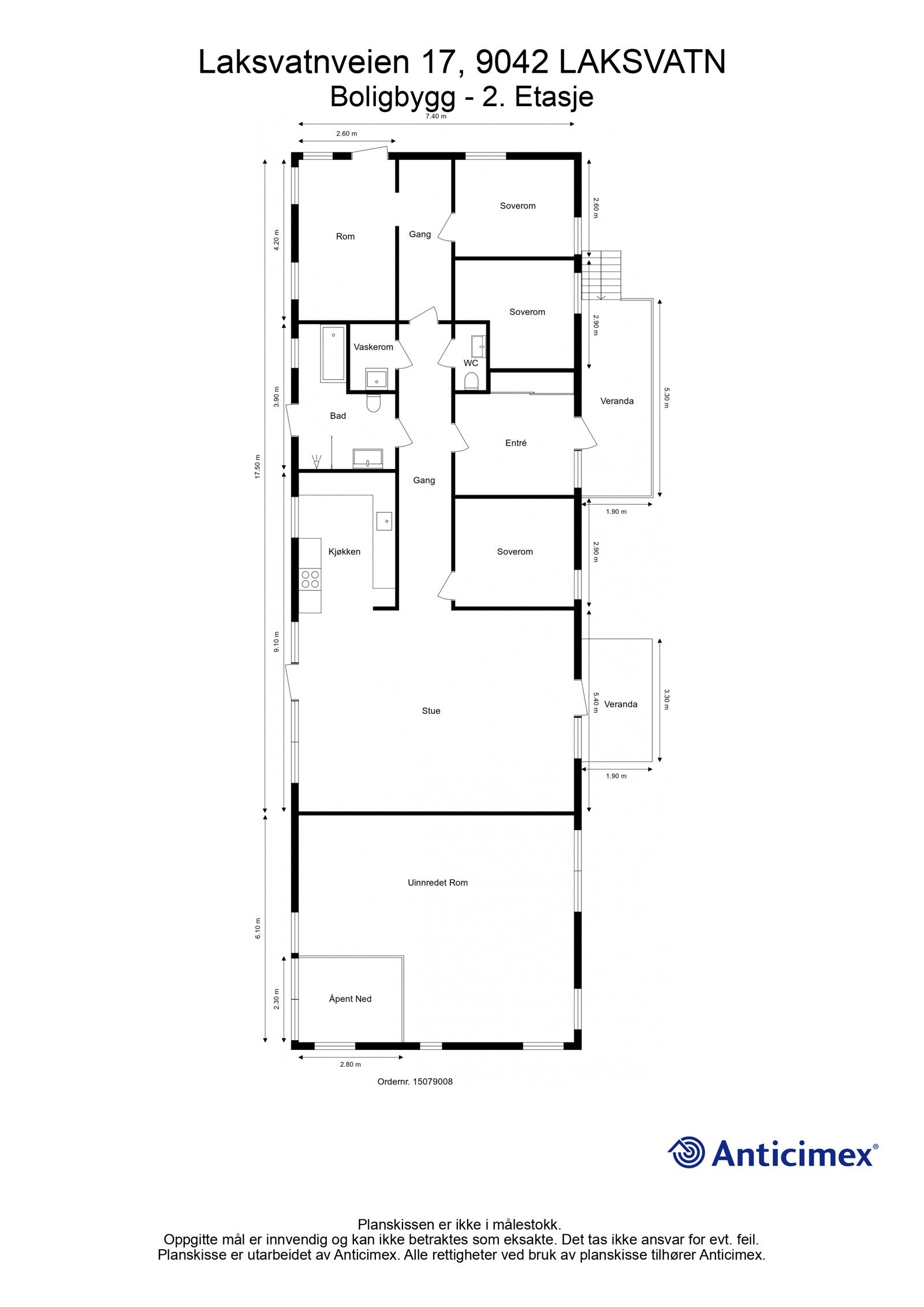 Plantegning 2. Etasje Galleribilde