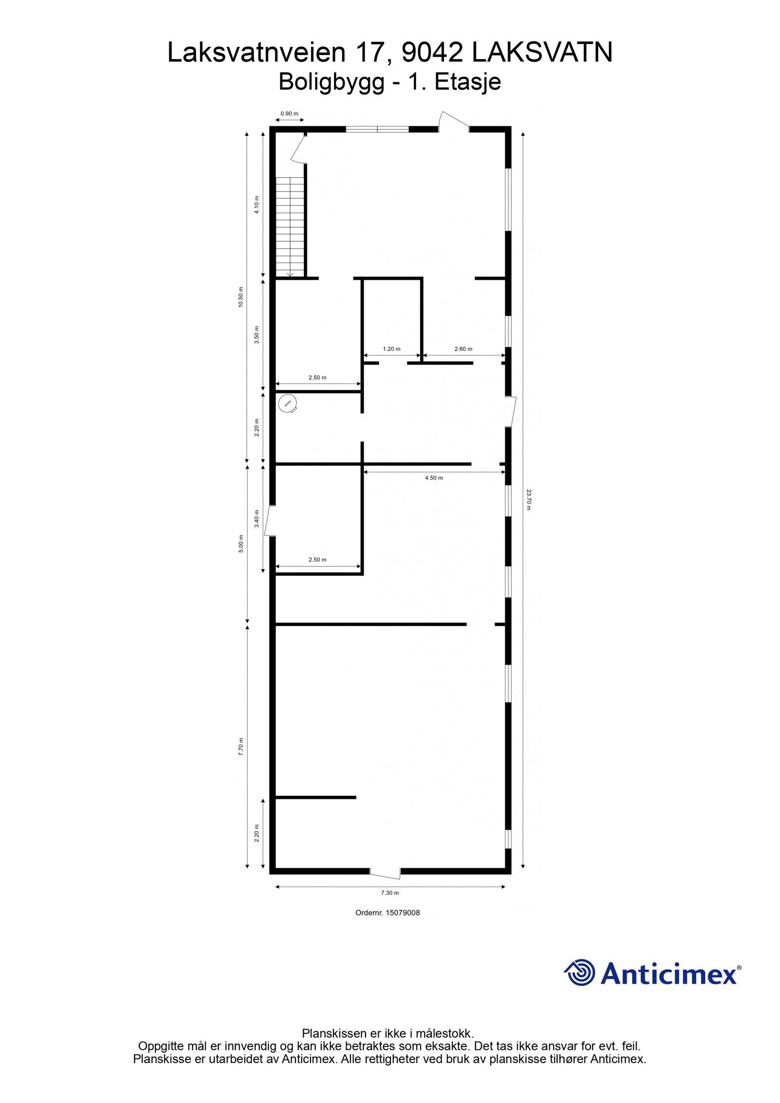 Plantegning 1. Etasje Galleribilde