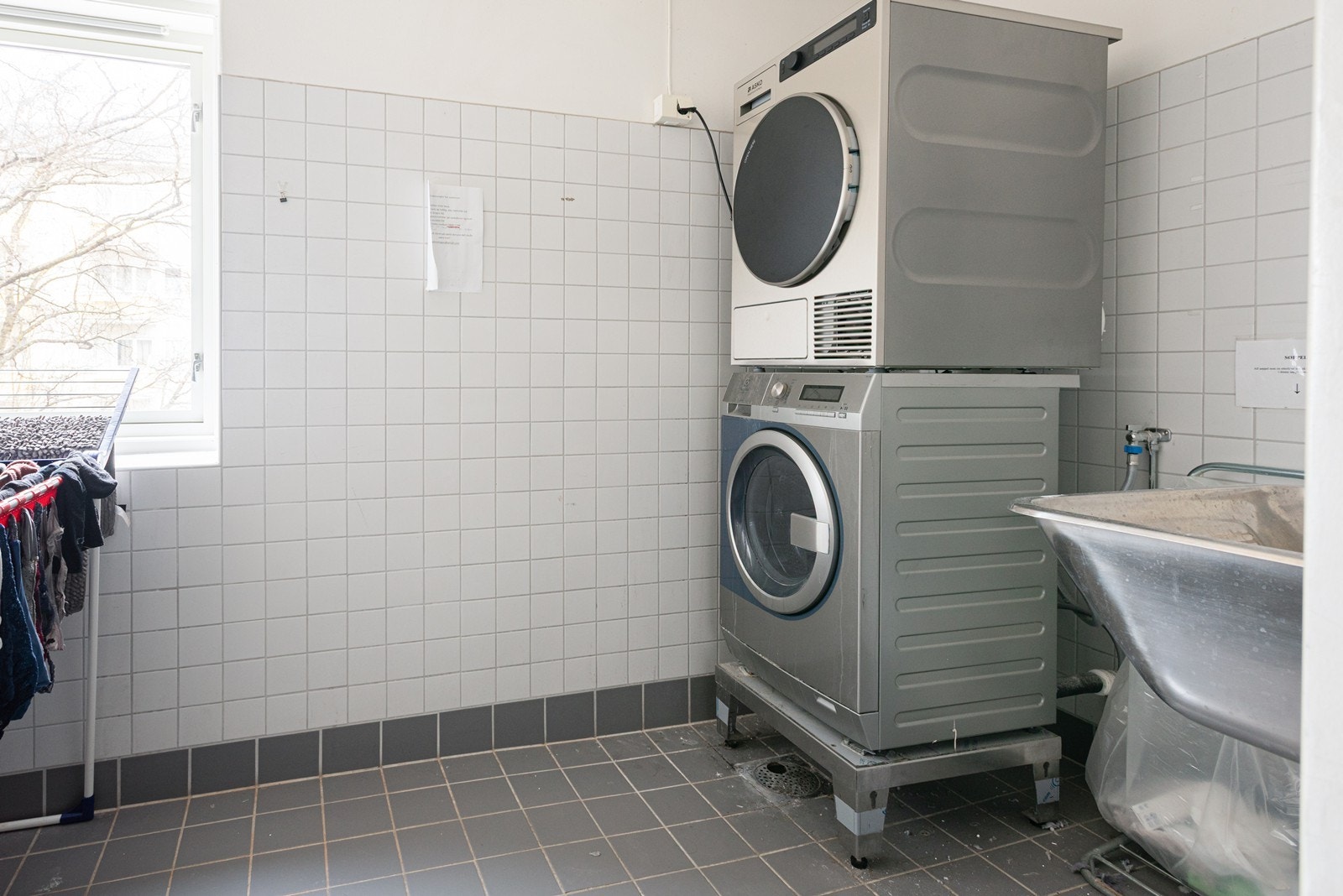 Det er felles vaskerom i hver etasje. Galleribilde