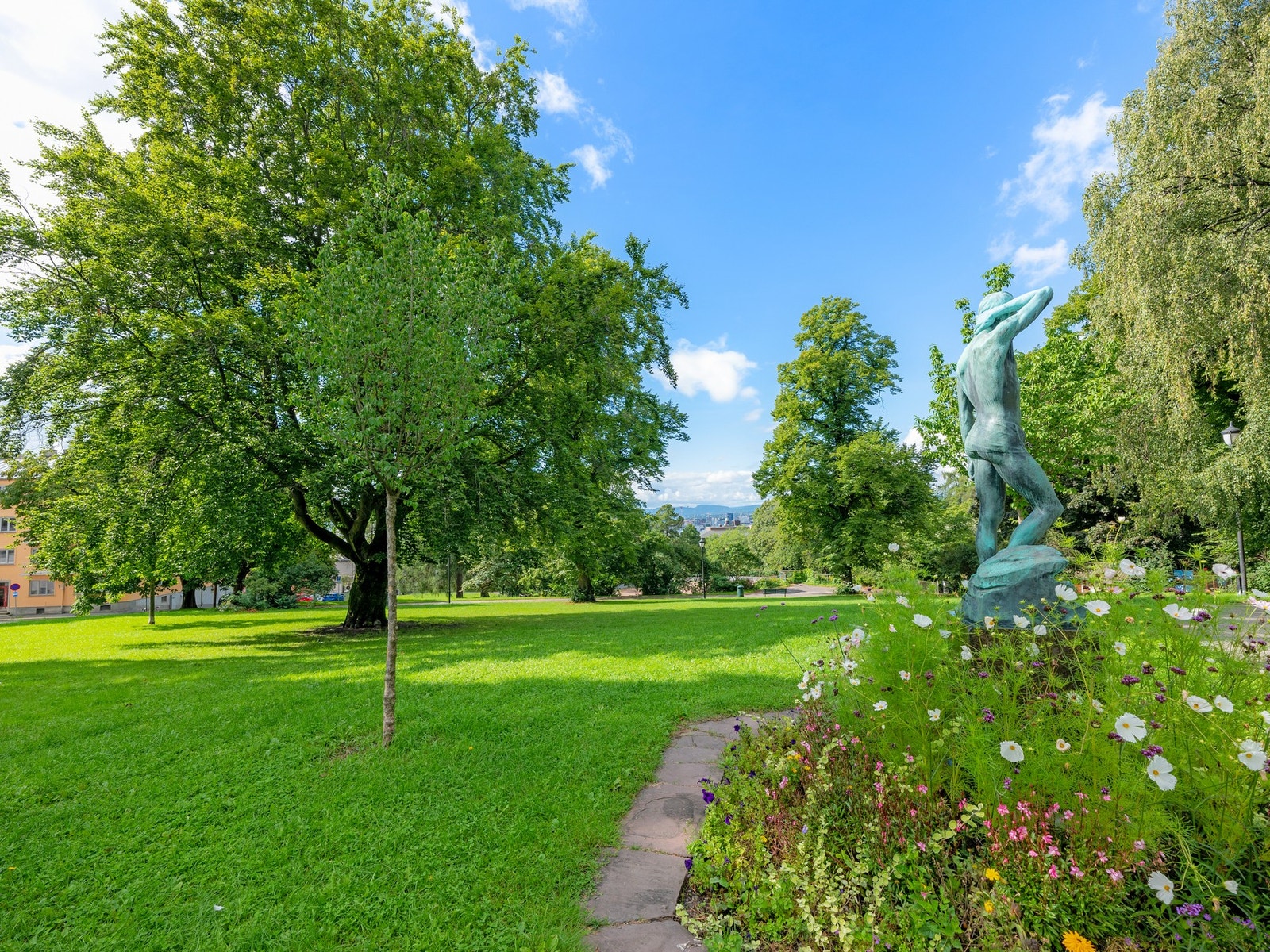 Populære Kampen Park som nærmeste nabo. Galleribilde