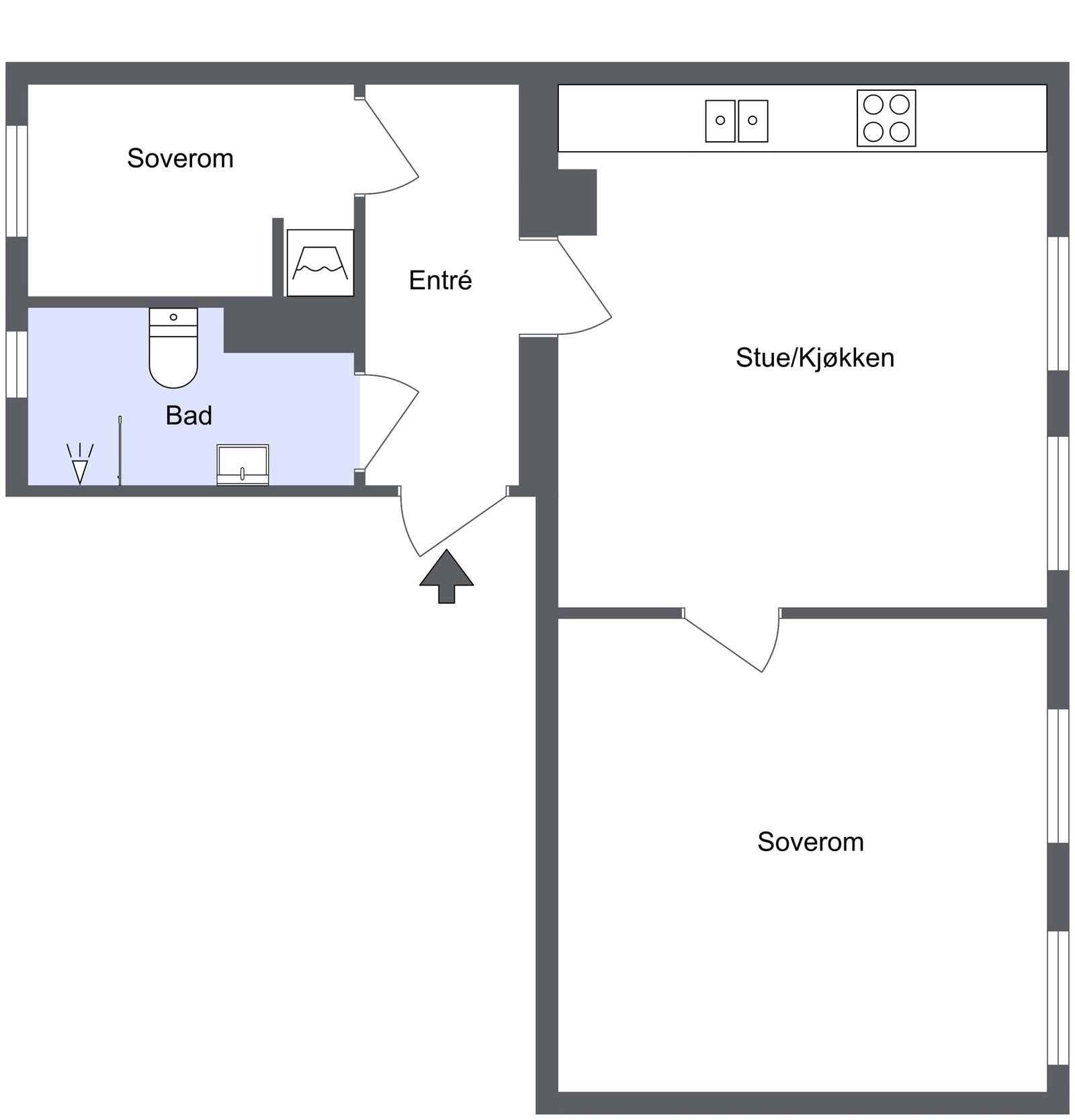 Plantegning. Galleribilde