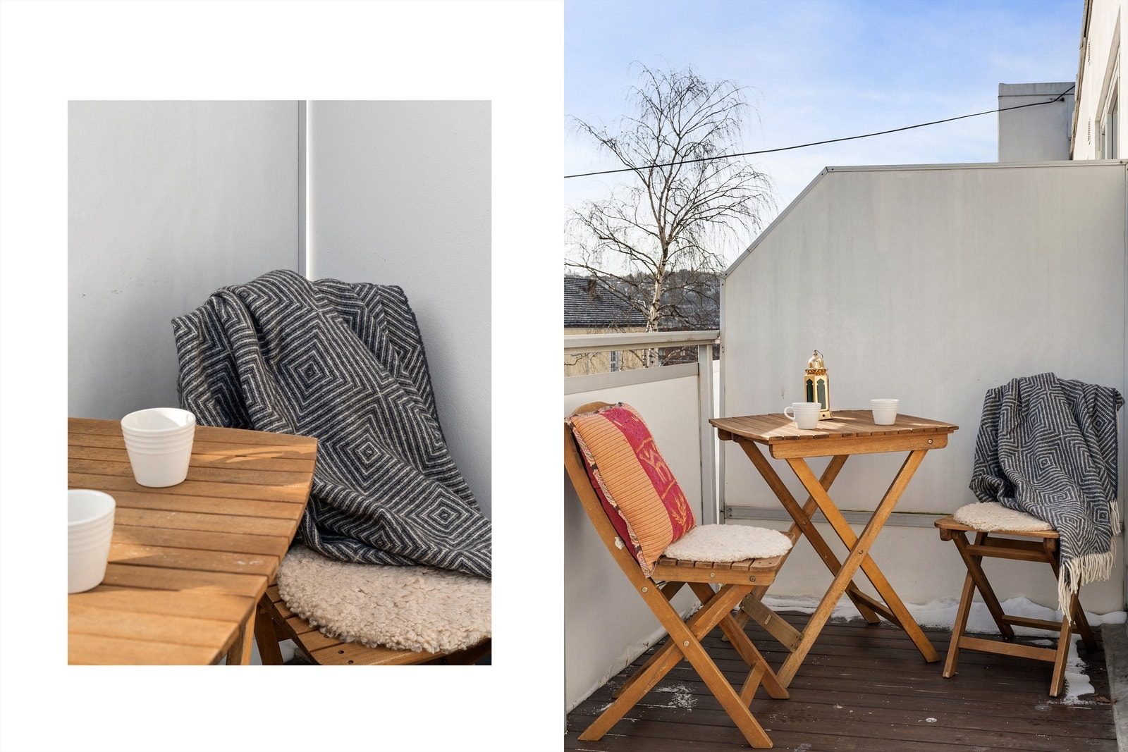 Her er det god plass til en sittegruppe for å nyte rolige stunder utendørs. Galleribilde