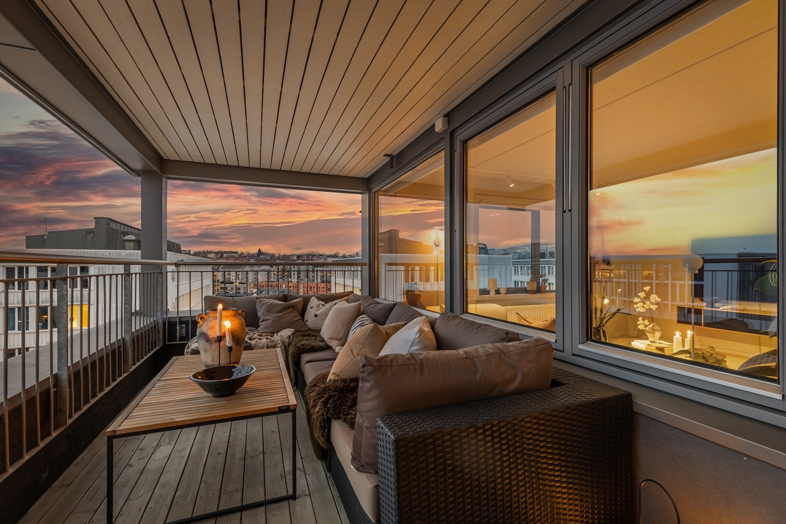 Lekker og moderne hjørneleilighet i 7. etasje med attraktiv beliggenhet i populære Ringnes Park. Galleribilde