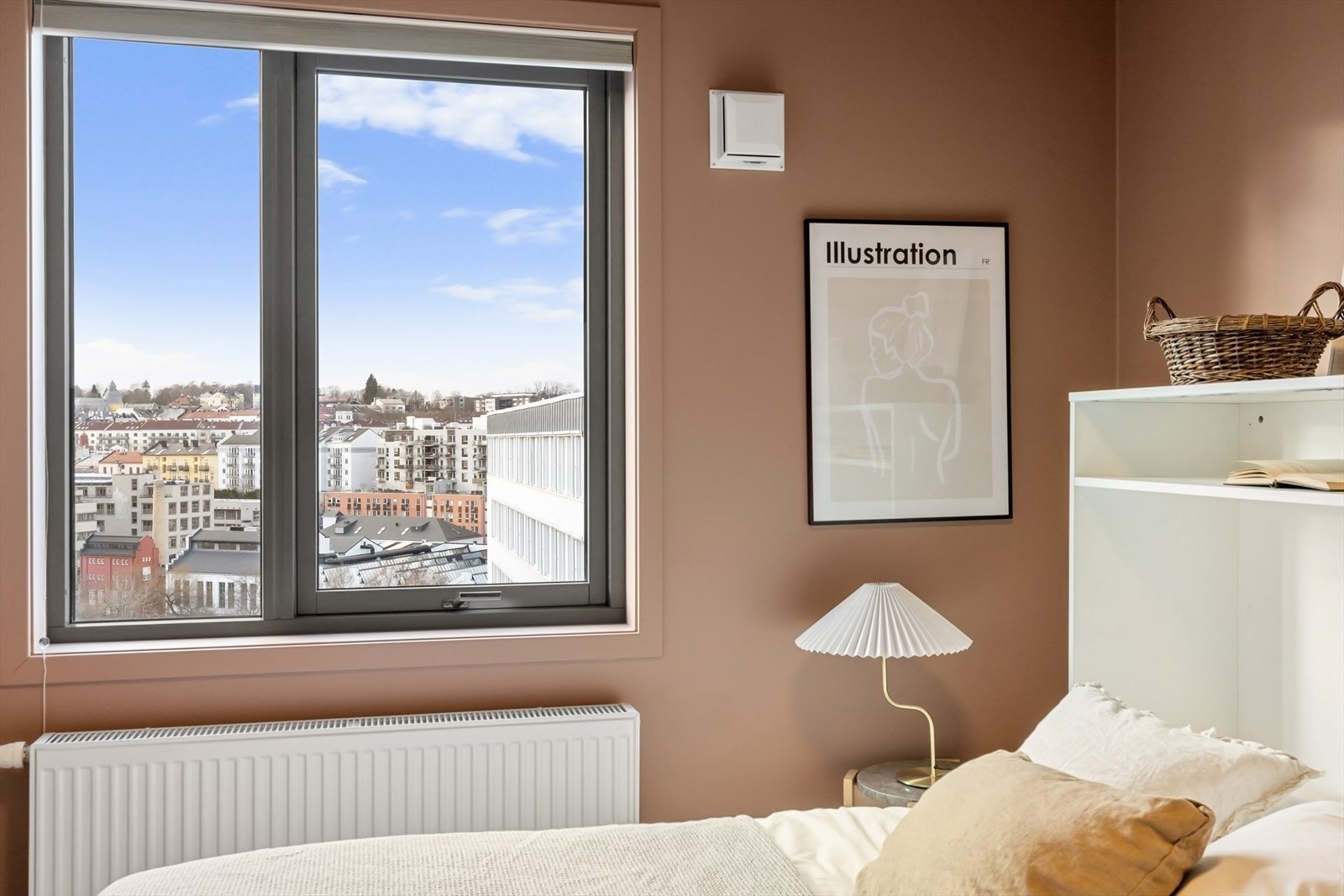 Flott utsyn fra soverommet. Galleribilde