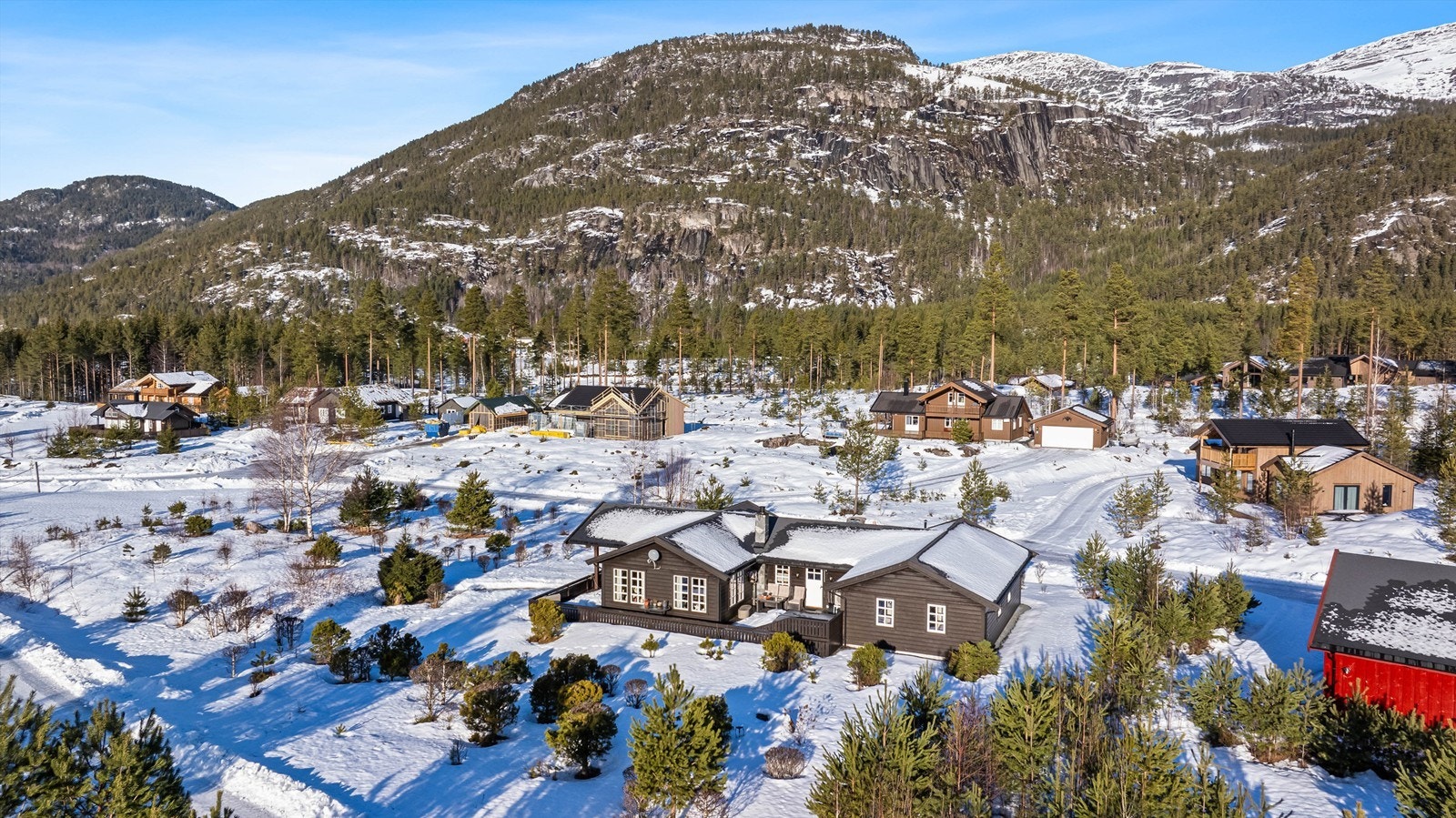 Fiskebekk er et attraktivt og rolig hyttefelt Galleribilde