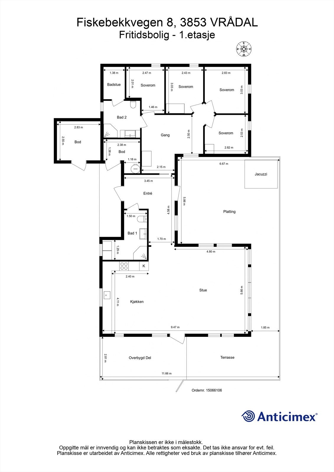 Plantegning Galleribilde